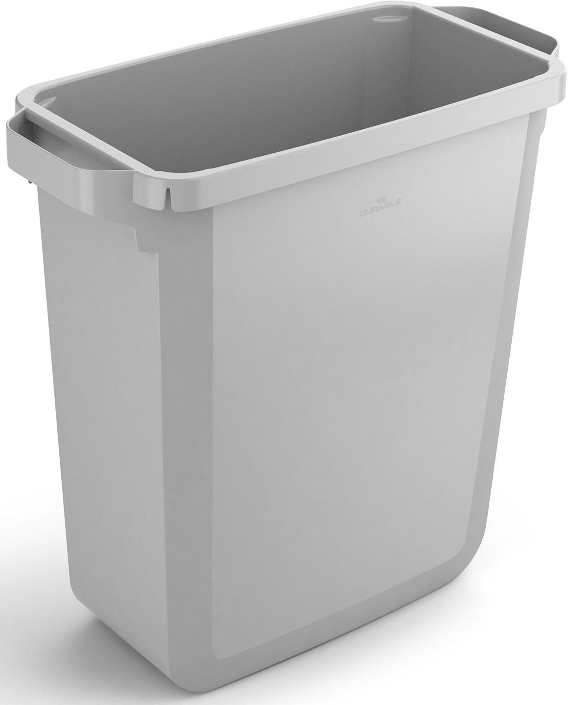 DURABLE Papierkorb Abfallbehälter Durabin Eco Kunststoff recycelt rechteckig 60l grau