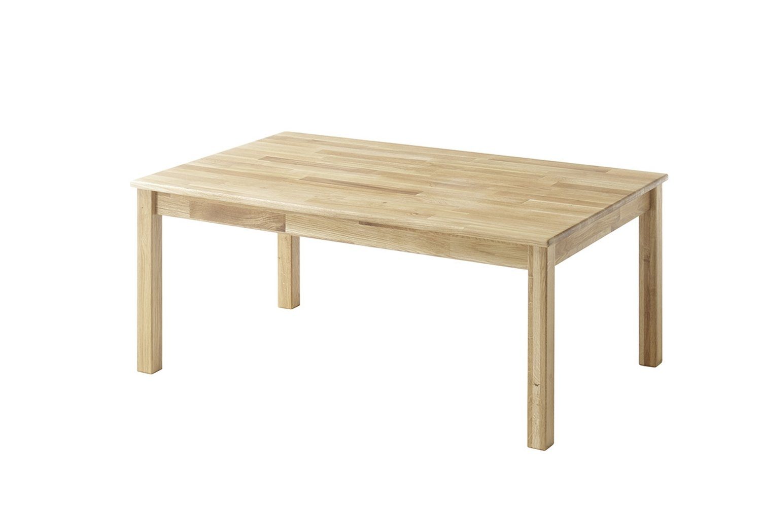 Couchtisch aus Wildeiche massiv geölt in Eiche. Abmessungen (LxBxH) 65x105x45 cm