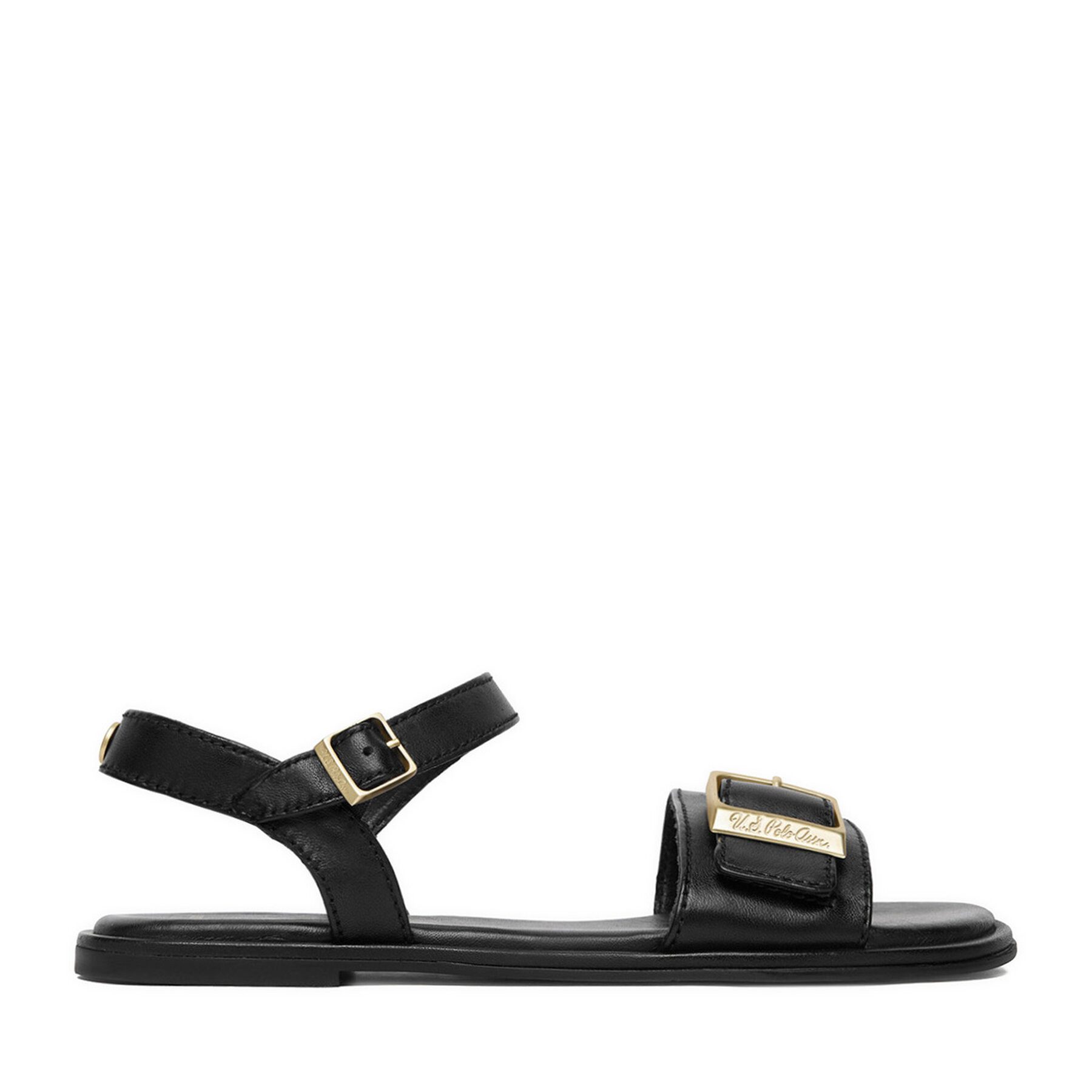 U.S. Polo Assn. US Polo Assn Damen-Sandalen Schwarz Sandale