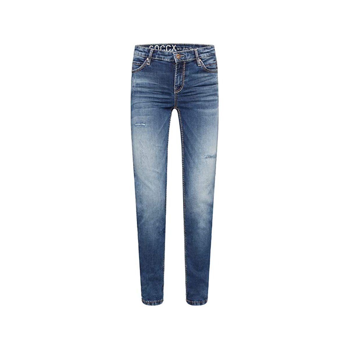 blau Clinton 5-Pocket-Jeans (1-tlg)