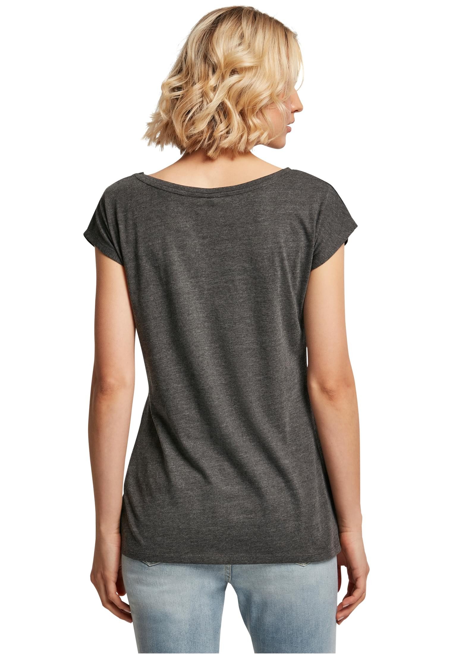 urbandreamz T-Shirt Damen Kurzarm T-Shirt weiter Ausschnitt Shirt Jersey Ku günstig online kaufen