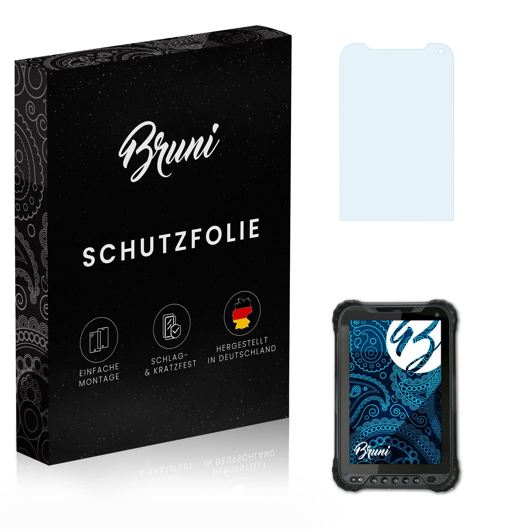 Schutzfolie Glasklare Displayschutzfolie für Unitech TB85