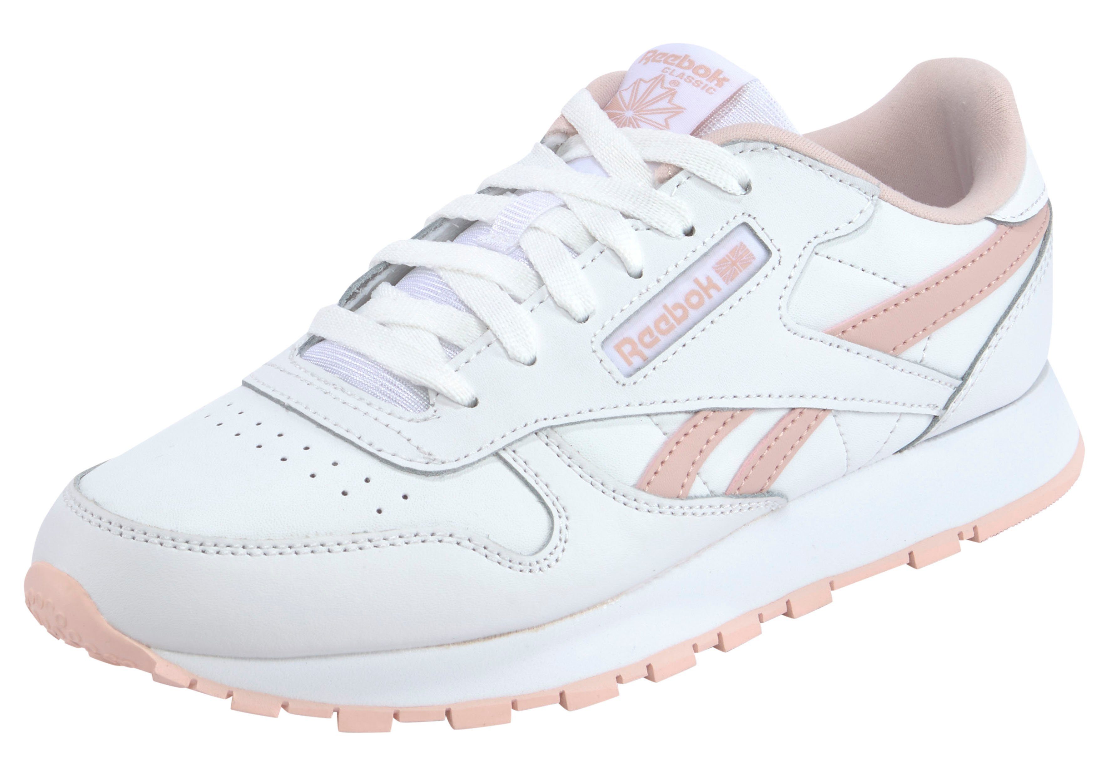 Neueste Ware eingetroffen Sneaker Classic CLASSIC weiß-apricot LEATHER Reebok