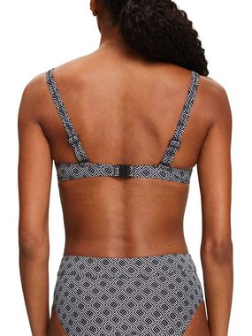 Esprit Bügel-Bikini-Top Bikinitop mit unwattierten Bügel-Cups und Print