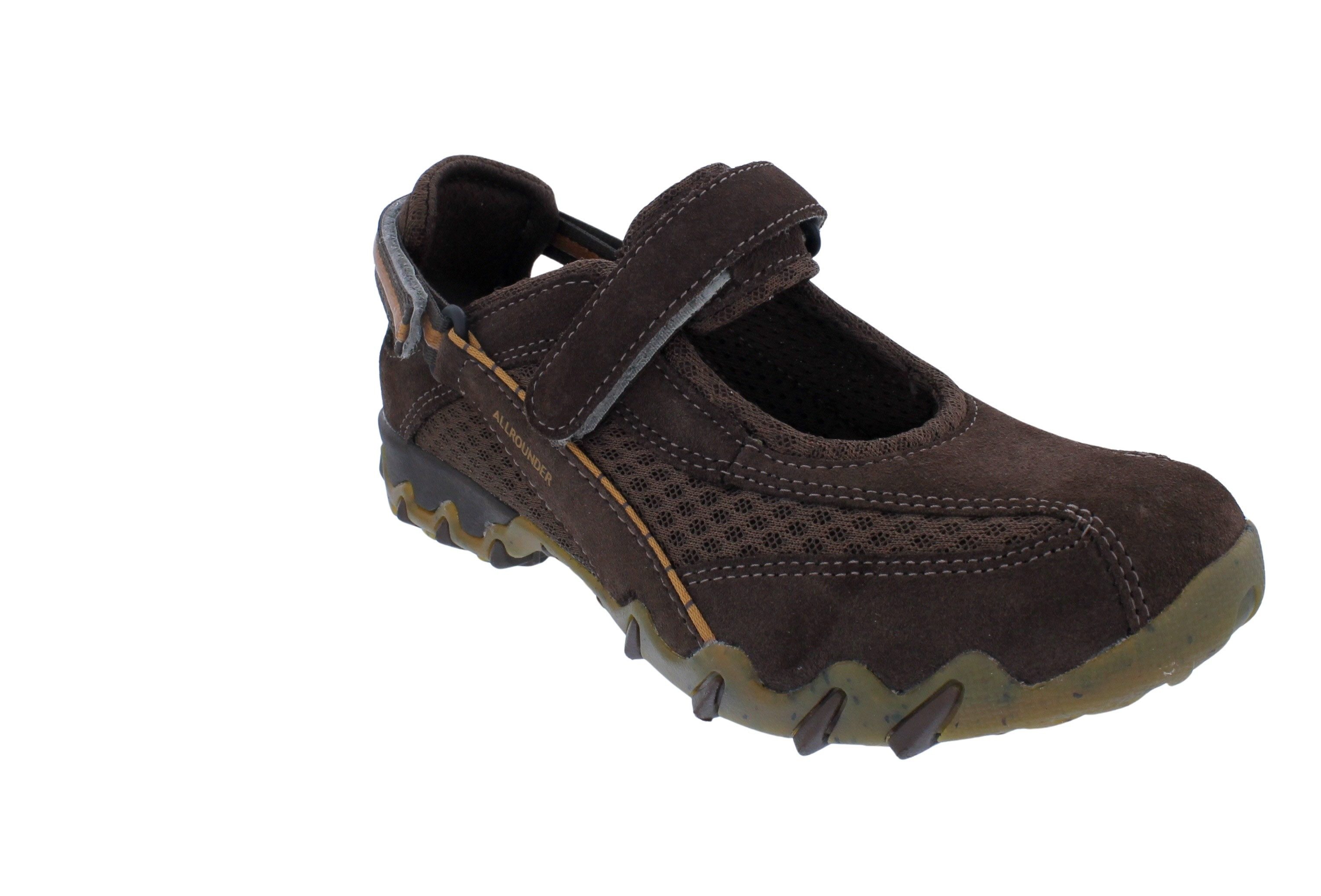 Allrounder by Mephisto Allrounder Niro Sneaker, Klettverschluss, Corvino (braun), C. Suede 51 Klettschuh