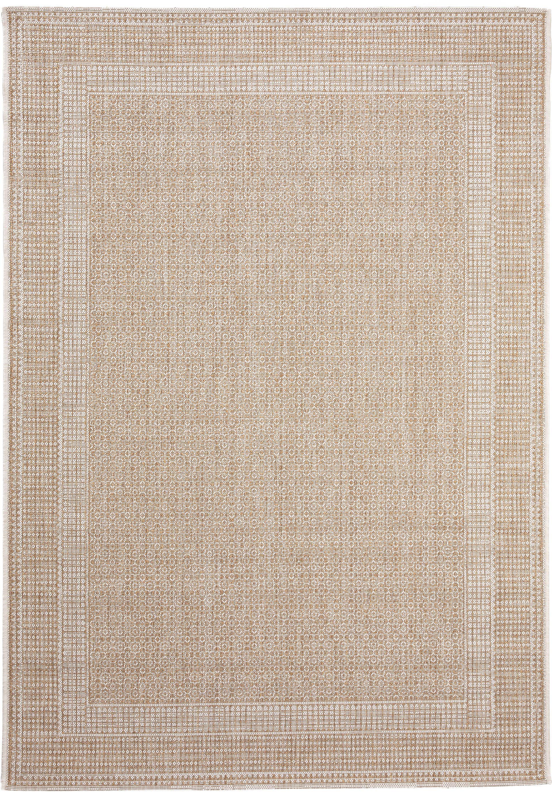 benuta Outdoorteppich Cleo, rechteckig, Höhe: 5 mm, Kunstfaser, Berber, Ethno-Style, Wohnzimmer