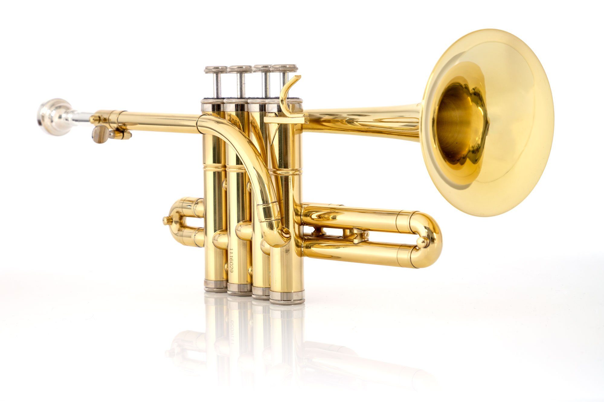 Classic Cantabile Trompete PT-196 Bb-Piccolotrompete - Lange Bauform - Inkl. Mundstück und Koffer Bb