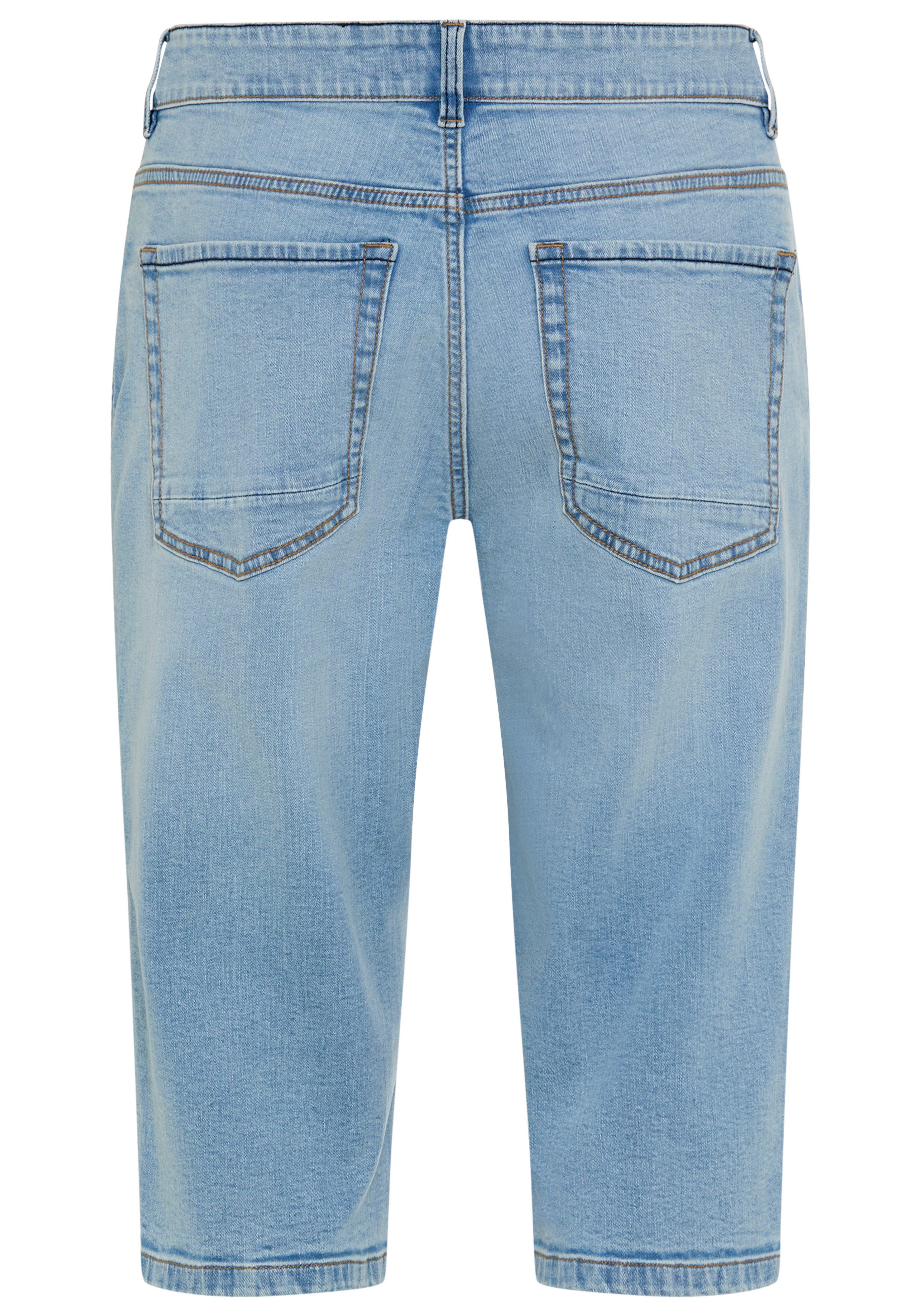 Man's World Plus Jeansbermudas gerade geschnittenes Bein, normale Leibhöhe, Regular-Fit