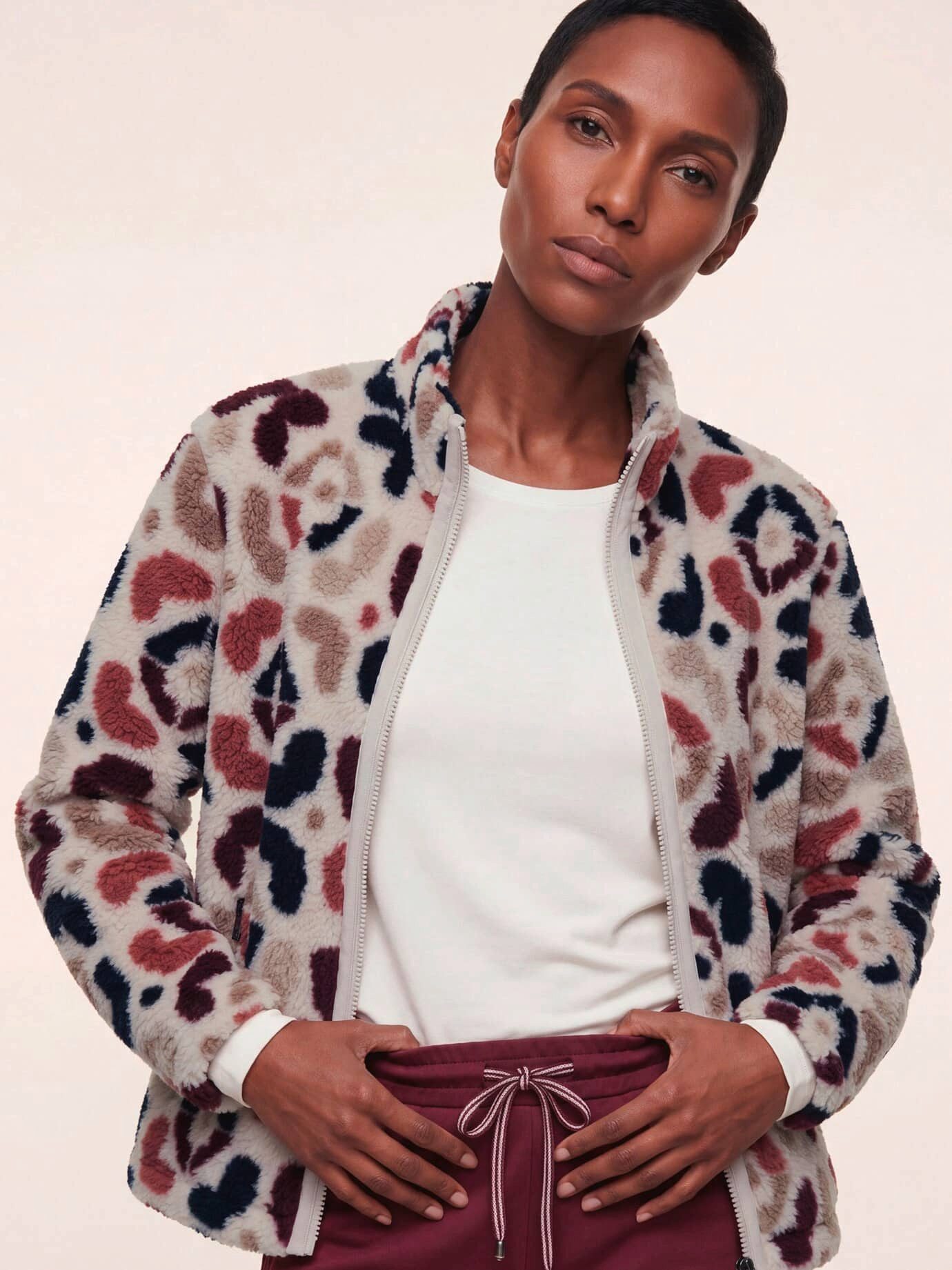 Walbusch Fleecejacke Damen Jacke aus Teddyfleece Stehkragen, pflegeleicht, wärmend – Bild 3 von 4