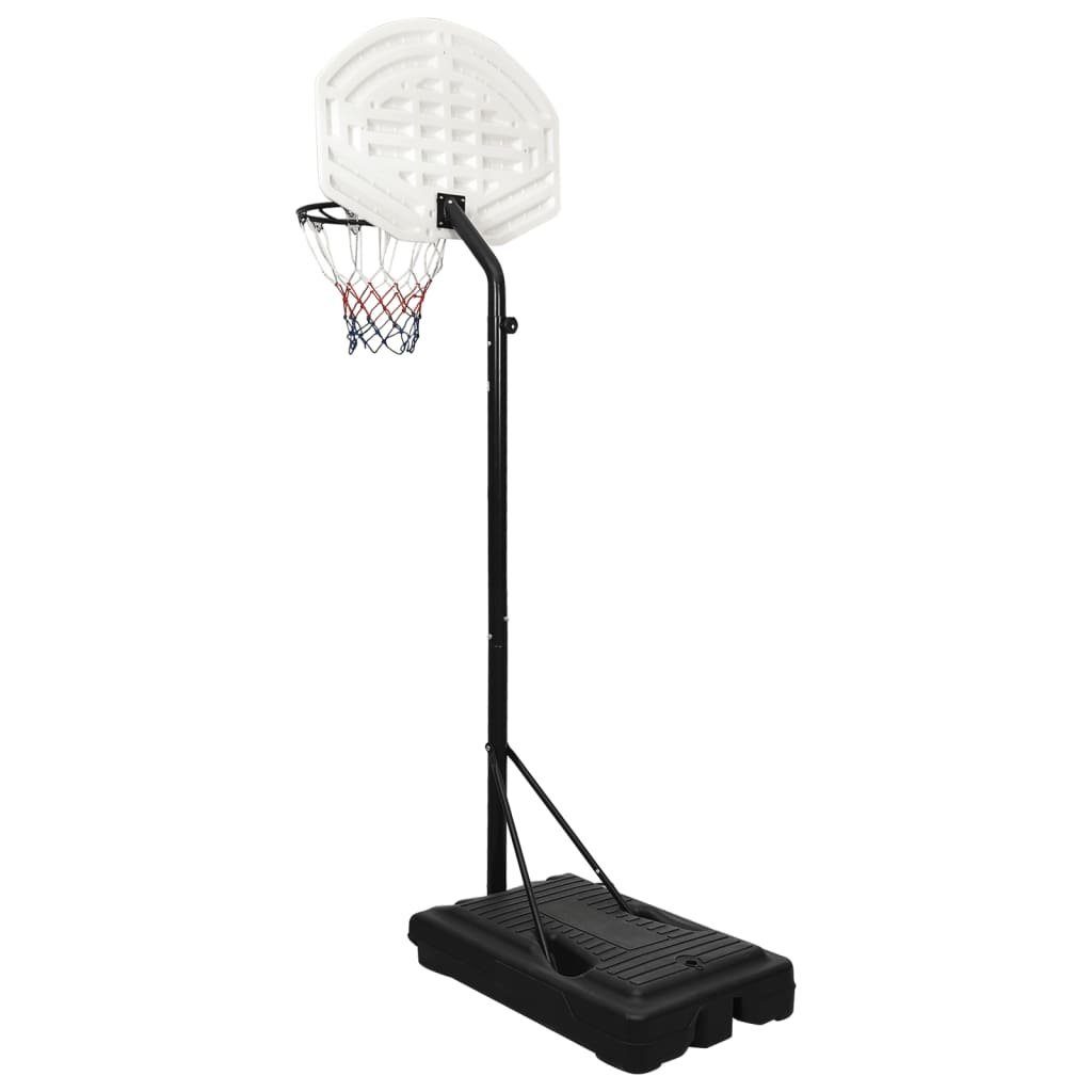 237-307 Weiß vidaXL cm Polyethylen Basketballständer Basketballkorb