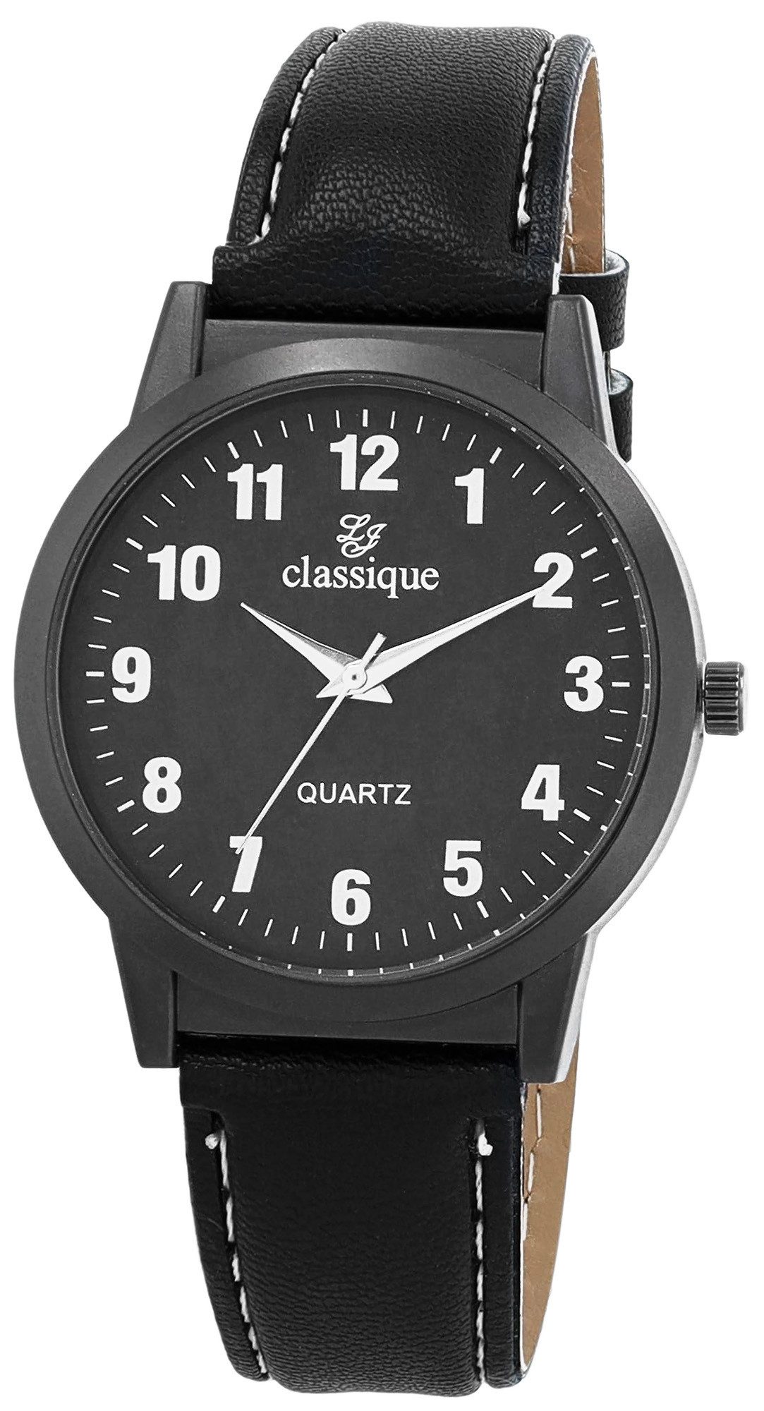 classique Quarzuhr 2900286 Herrenuhr mit Band aus Lederimitation