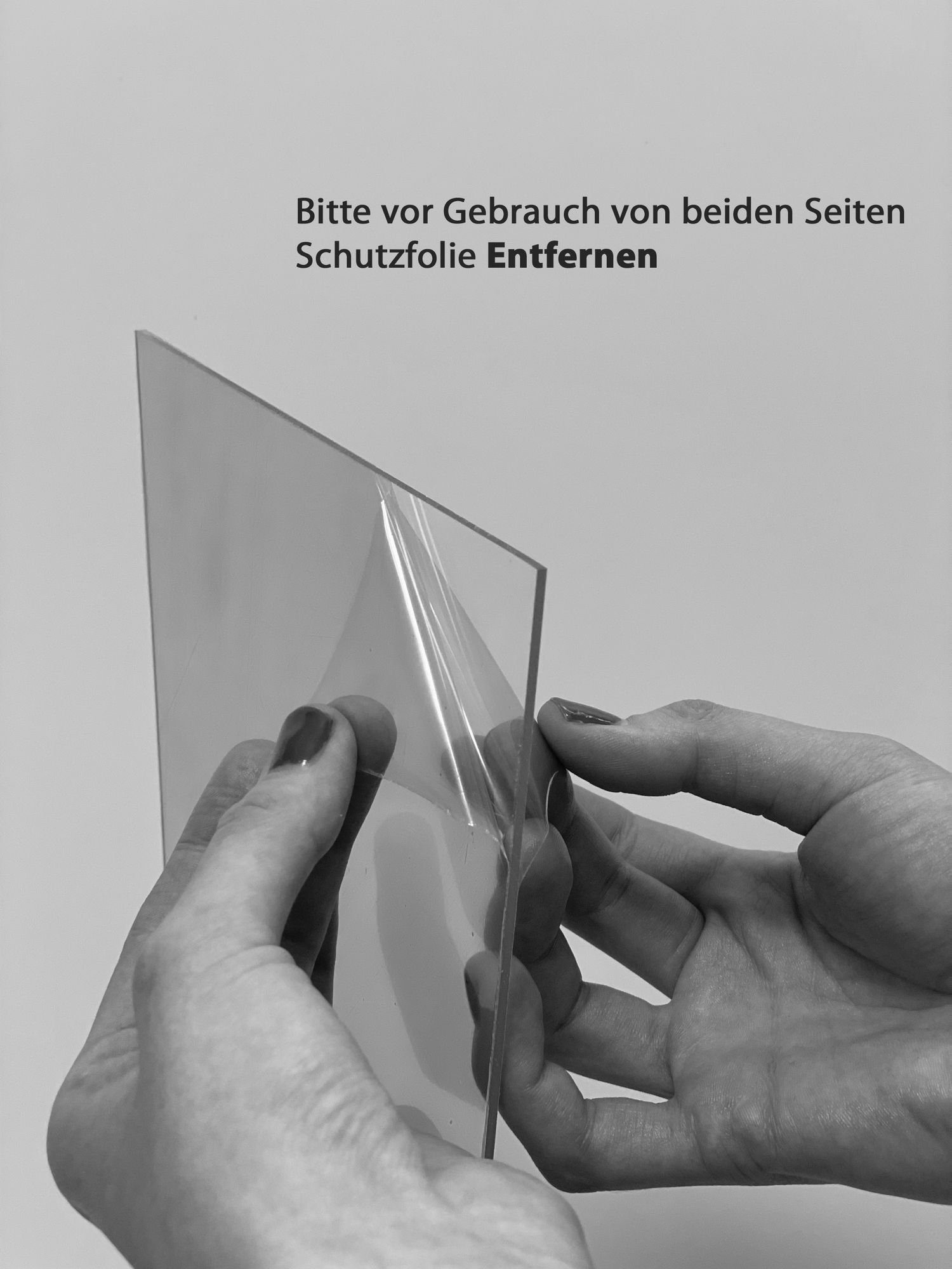 'Collage' Rückwand Bilderrahmen Weiss Matt Quadratisch FSC® und MDF inkl. Holz Clamaro Acrylglas, Aufhänger Rahmen