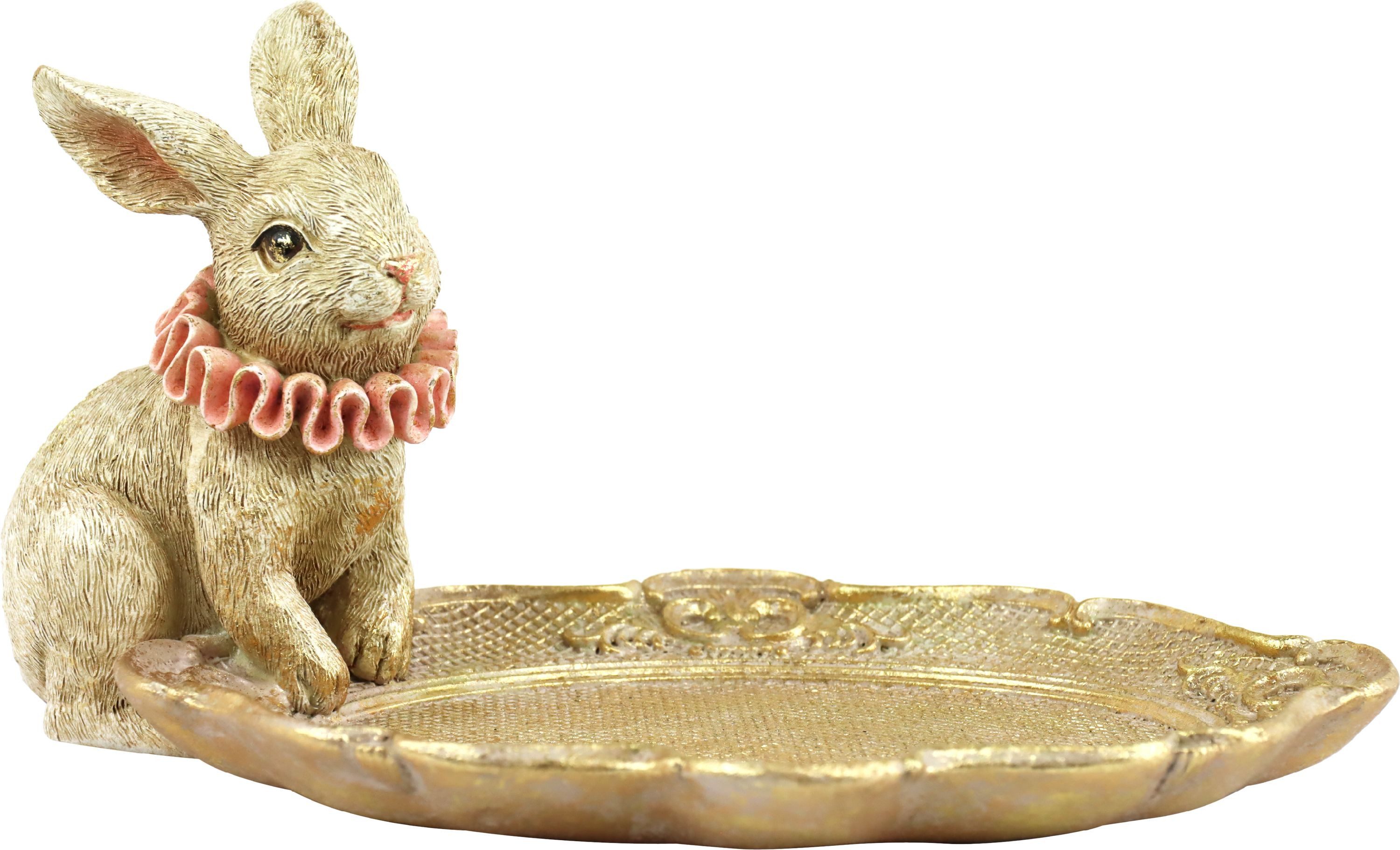 FURNARO Dekoschale, Detailreiche Tierfigur mit dekorativer Schale