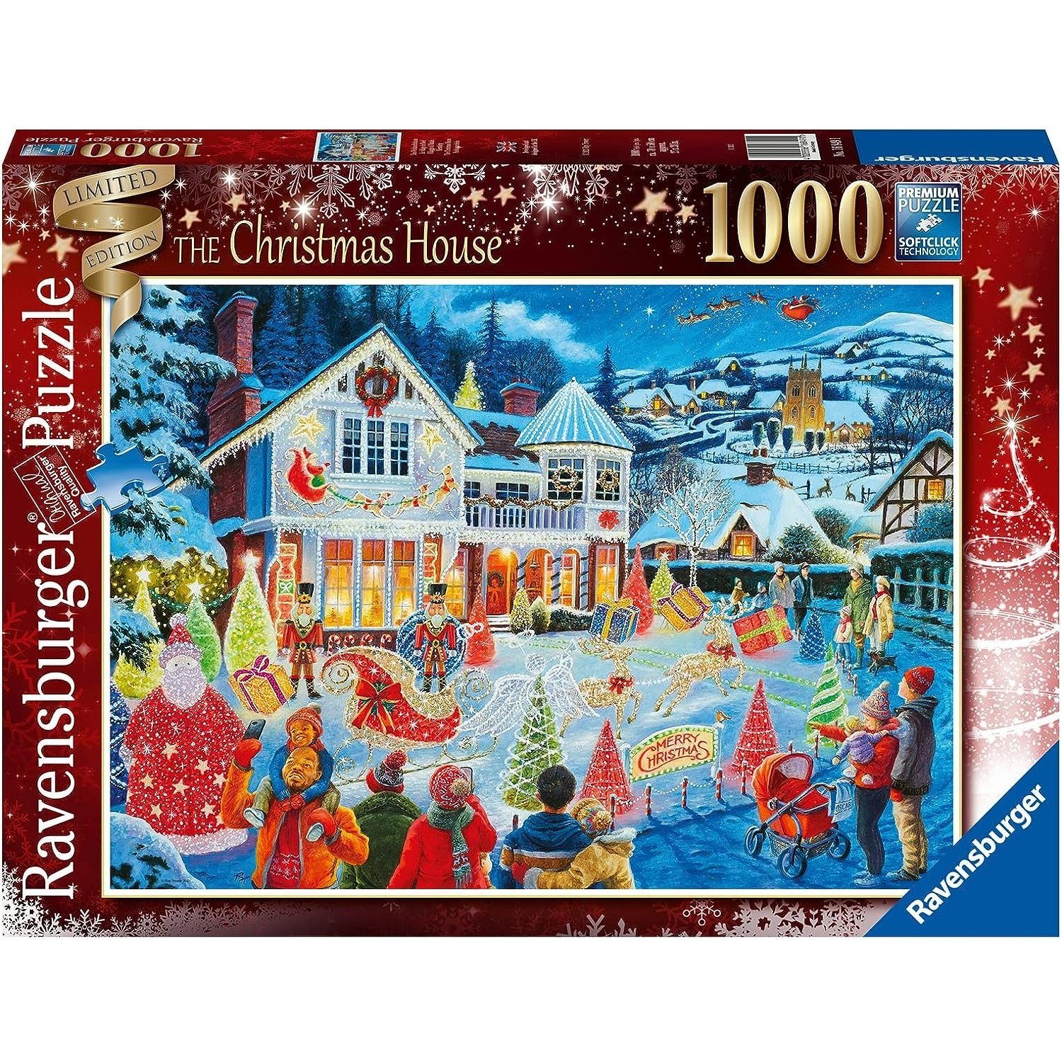 Ravensburger Puzzle Ravensburger - Das Weihnachtshaus, 1000 Teile Puzzle, 1000 Puzzleteile