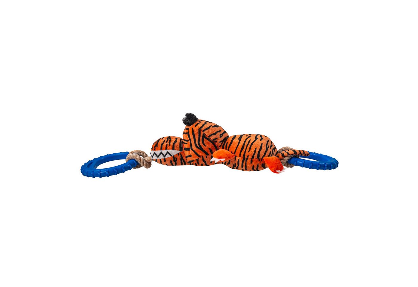 Thumbnail - kamelshopping Outdoor-Spielzeug Hundespielzeug aus Polyester mit TPR-Ring & Quietscher, Quietschspielzeug für den Hund
