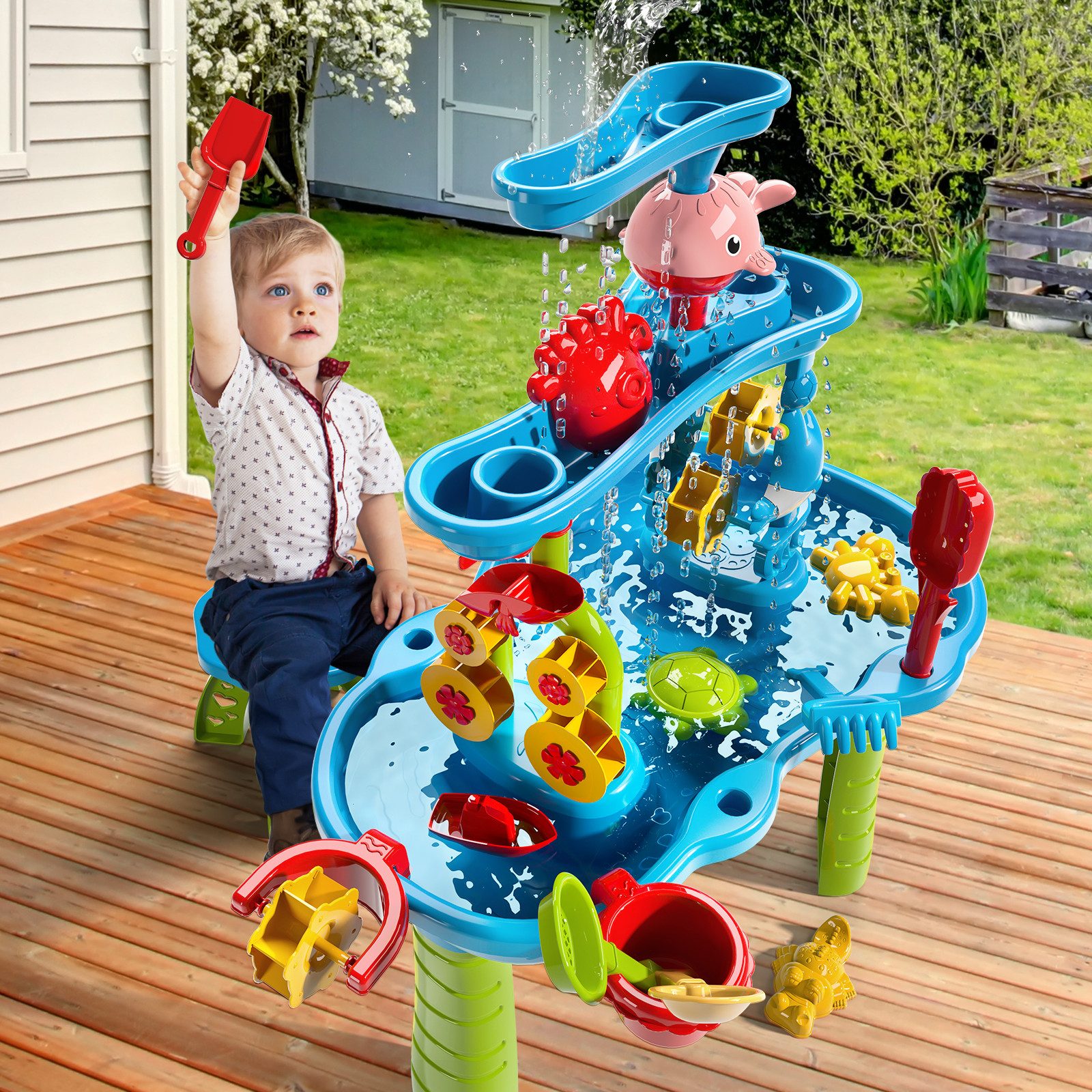 TEMI Wasserspieltisch Grundwasserspiegel spielzeug Sand- und Wasserspieltis günstig online kaufen