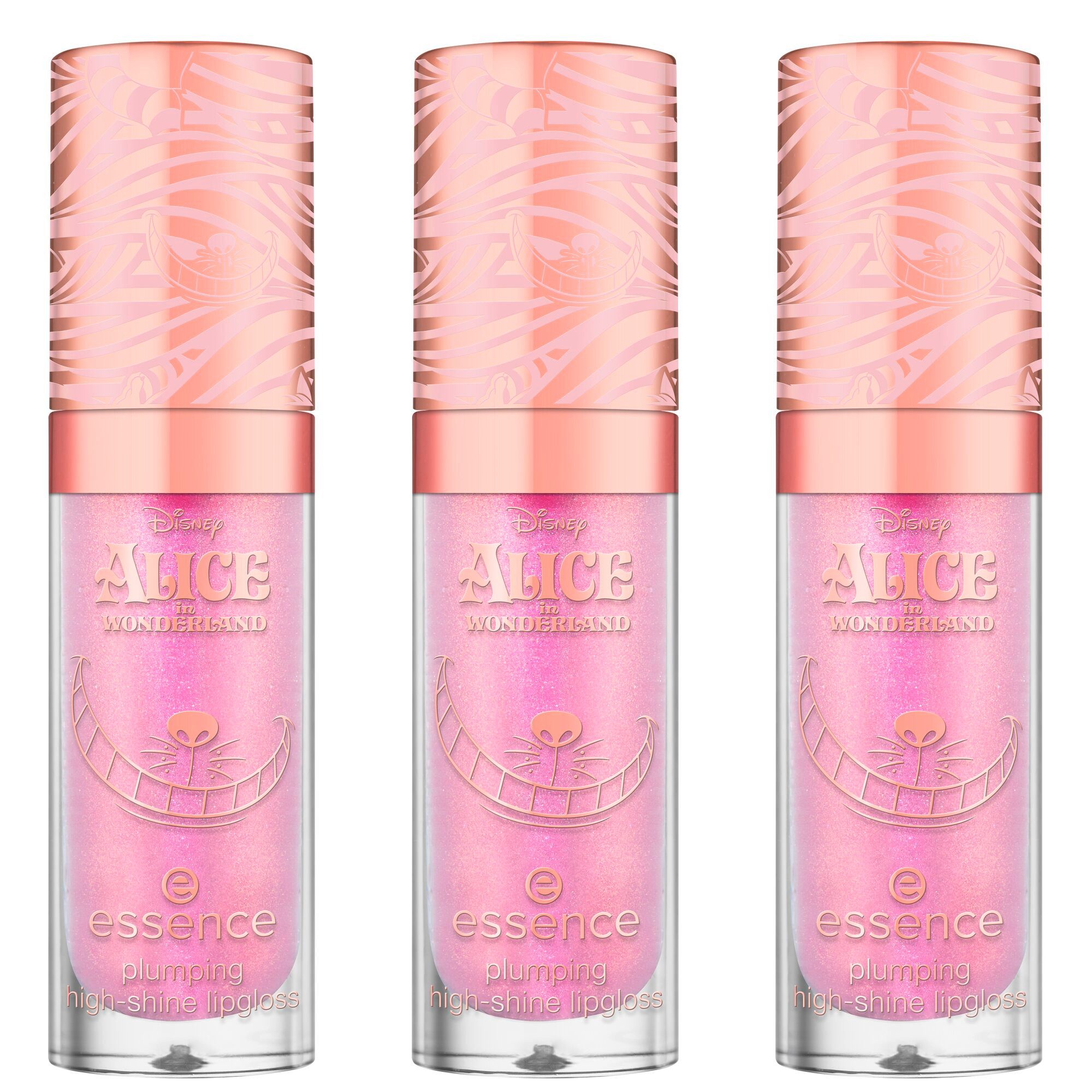 Essence Lipgloss Disney Alice in Wonderland plumping high-shine lipgloss, 3-tlg.