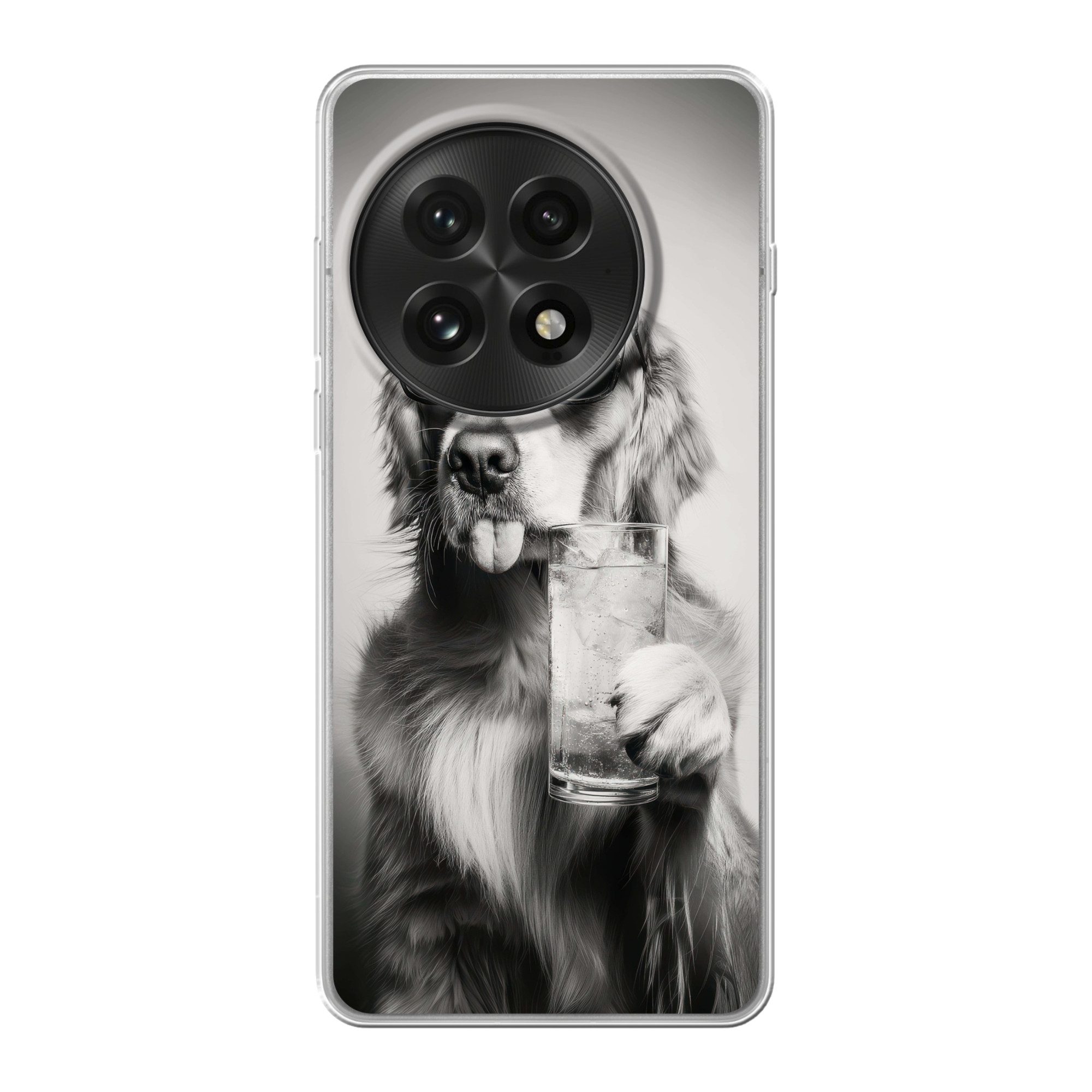 MuchoWow Handyhülle für OnePlus 13 Golden Retriever - Hund - Sonnenbrille - Gkas, Phone Case, Silikon, Schutzhülle Dünn