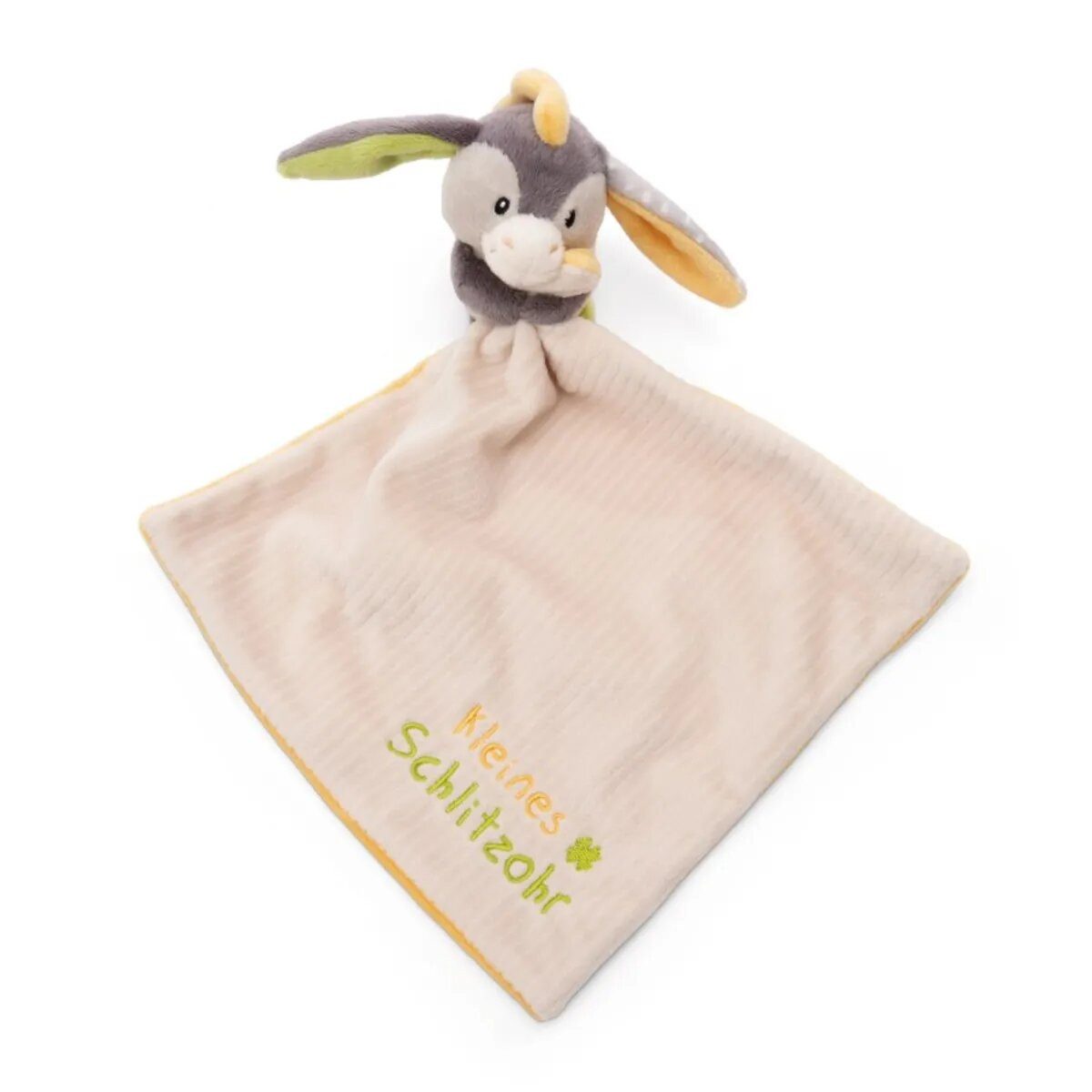 Nici Kuscheltier NICI 49751 Schmusetuch 22x22cm mit Kuscheltier Esel 12cm "Kleines Schl