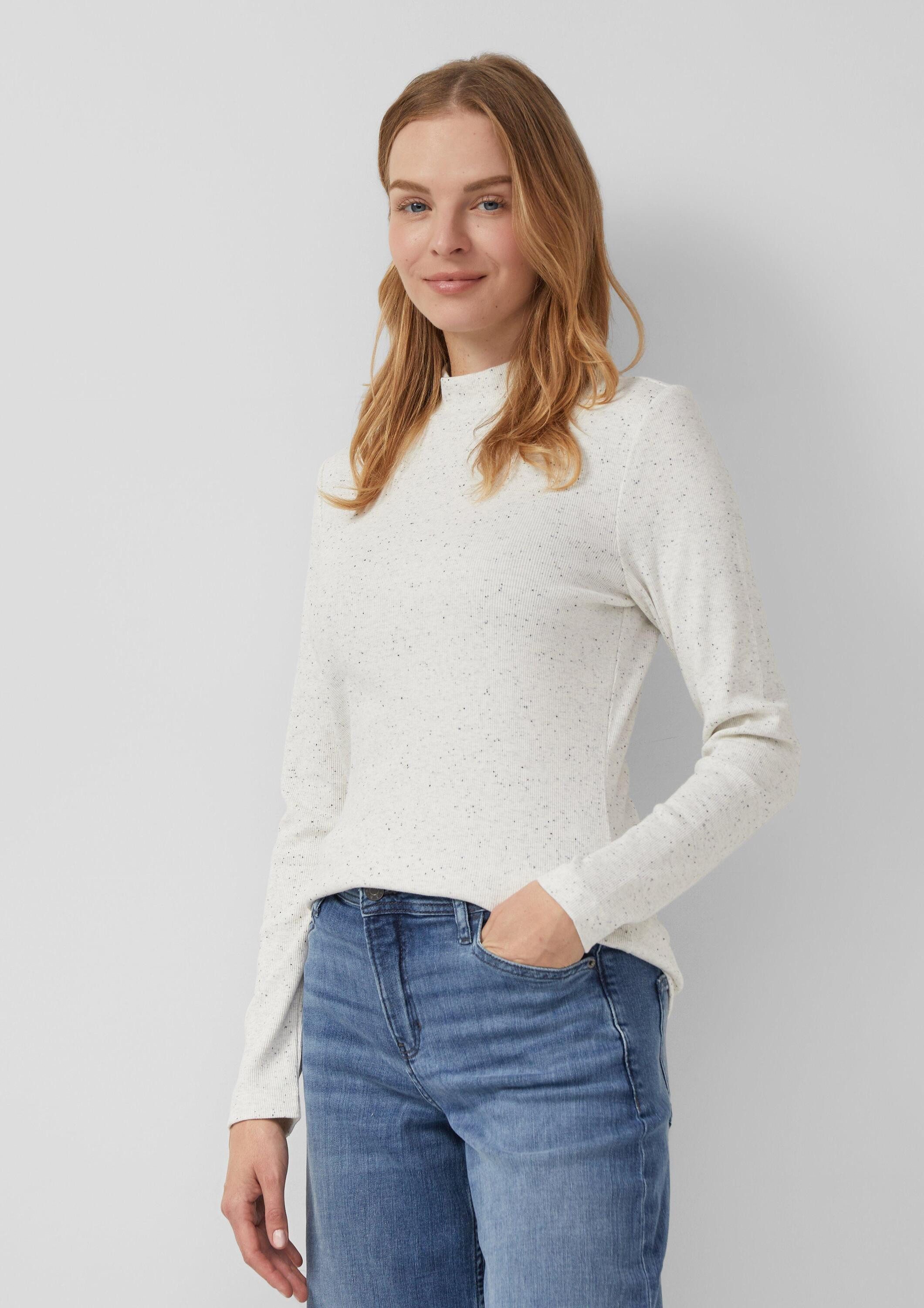 s.Oliver Langarmshirt T-Shirt Geripptes Longsleeve im günstig online kaufen