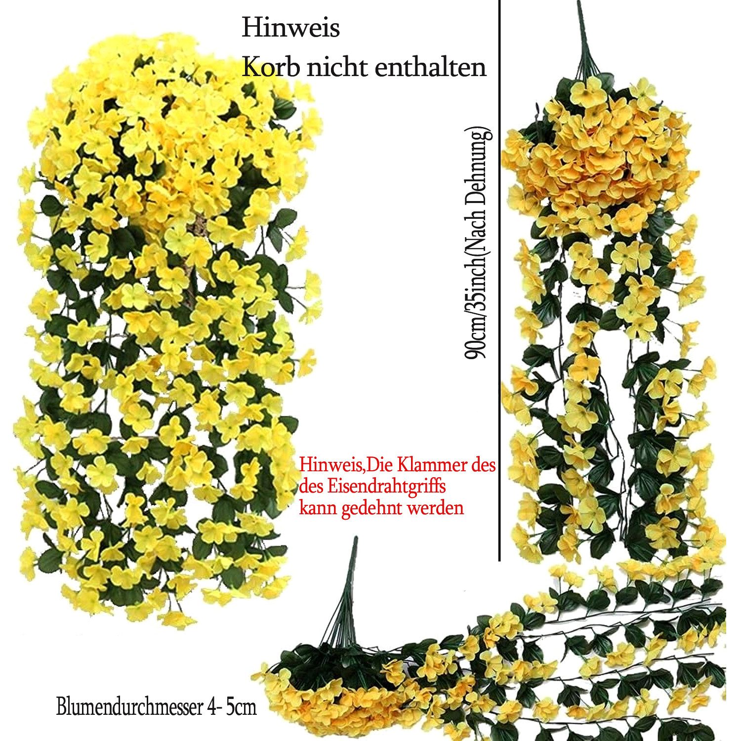 Kunstblumenstrauß Künstlich Hängende Blumen, Kunstblumen Veilchen günstig online kaufen