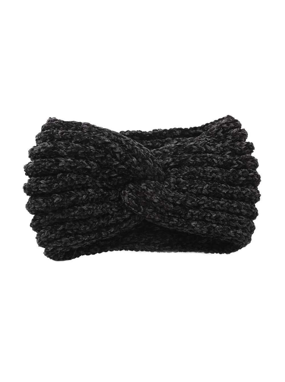 axy Haarband Damen Strick Stirnband mit Twist Knoten HBW3, Strick Winter Stirnband Hairband