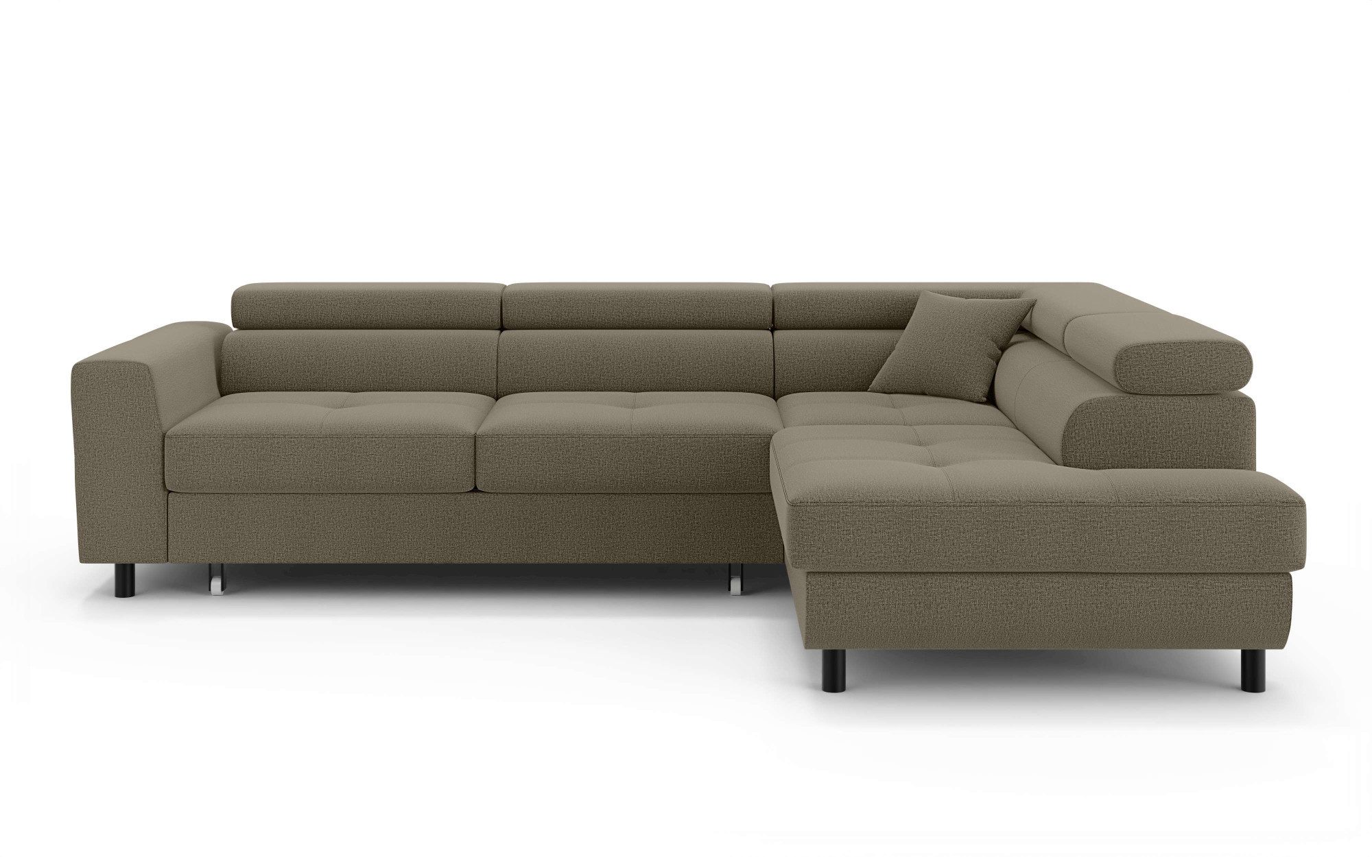 OTTO home Ecksofa AADEN Schlafsofa mit verstellbaren Kopfstützen, B/T/H: 25 günstig online kaufen
