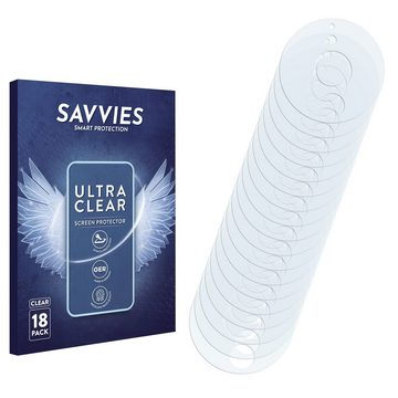 Savvies Schutzfolie für Aqara SVD-KIT1 (Smarte Video-Türklingel G4), Displayschutzfolie, 18 Stück, Folie klar