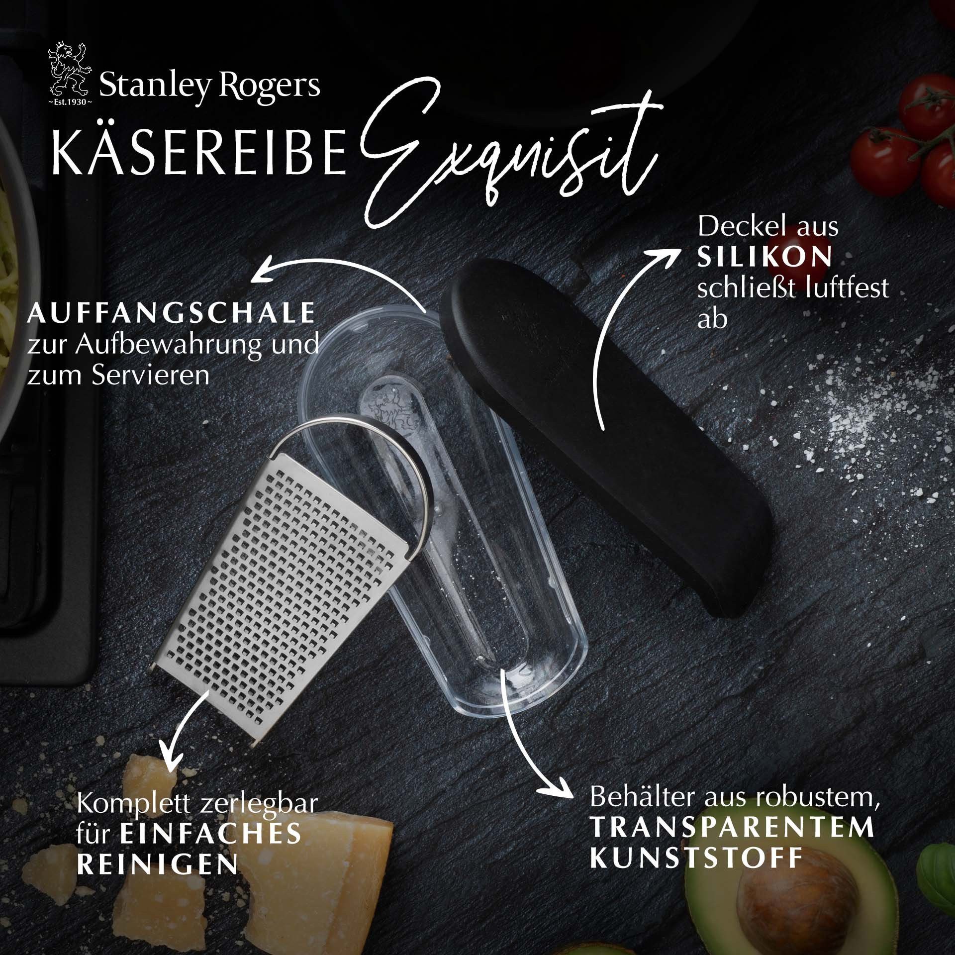Stanley Rogers Käsereibe Käsereibe Exquisit – Reibemaschine, Käsemühle, Käsehobel