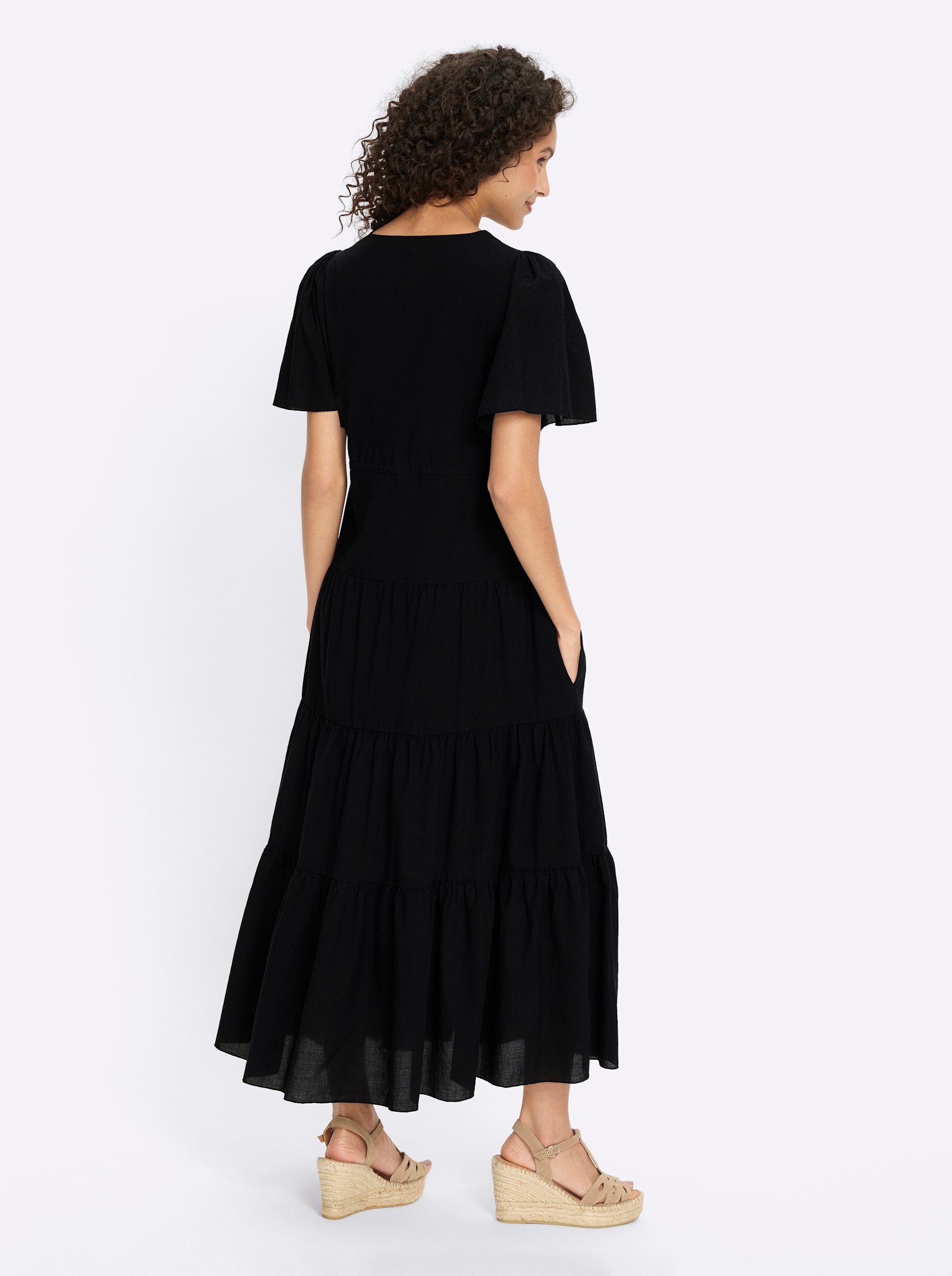 heine Etuikleid Webkleid Kurzarm