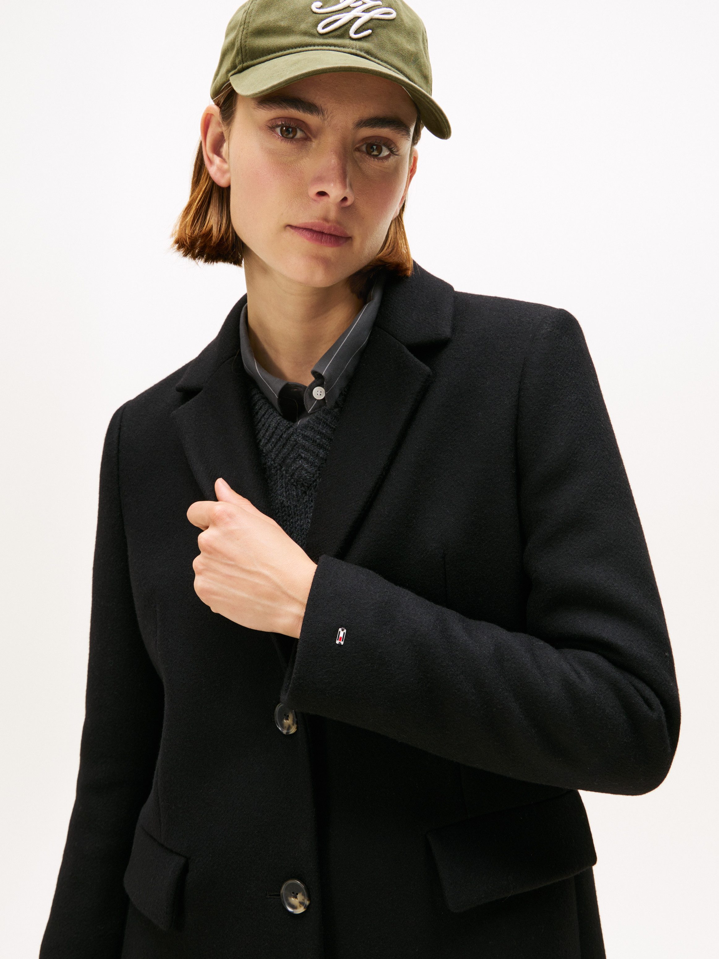 Tommy Hilfiger Langmantel CLASSIC SB WOOL günstig online kaufen