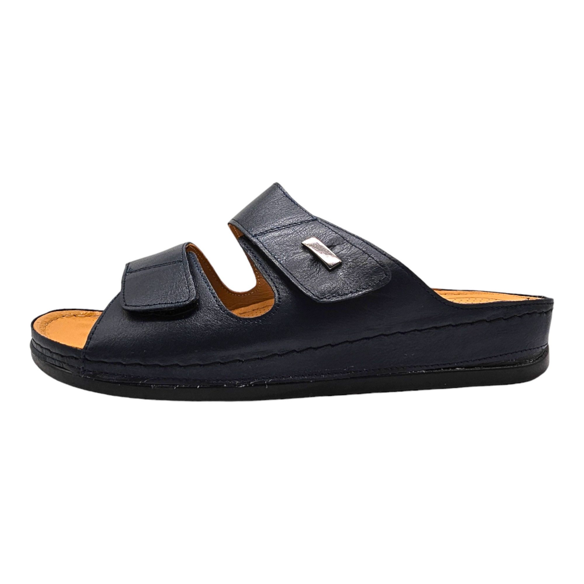 Yu&Luk Pantolette Sommerschuh, Schlappen, mit Klettverschlüssen, günstig online kaufen