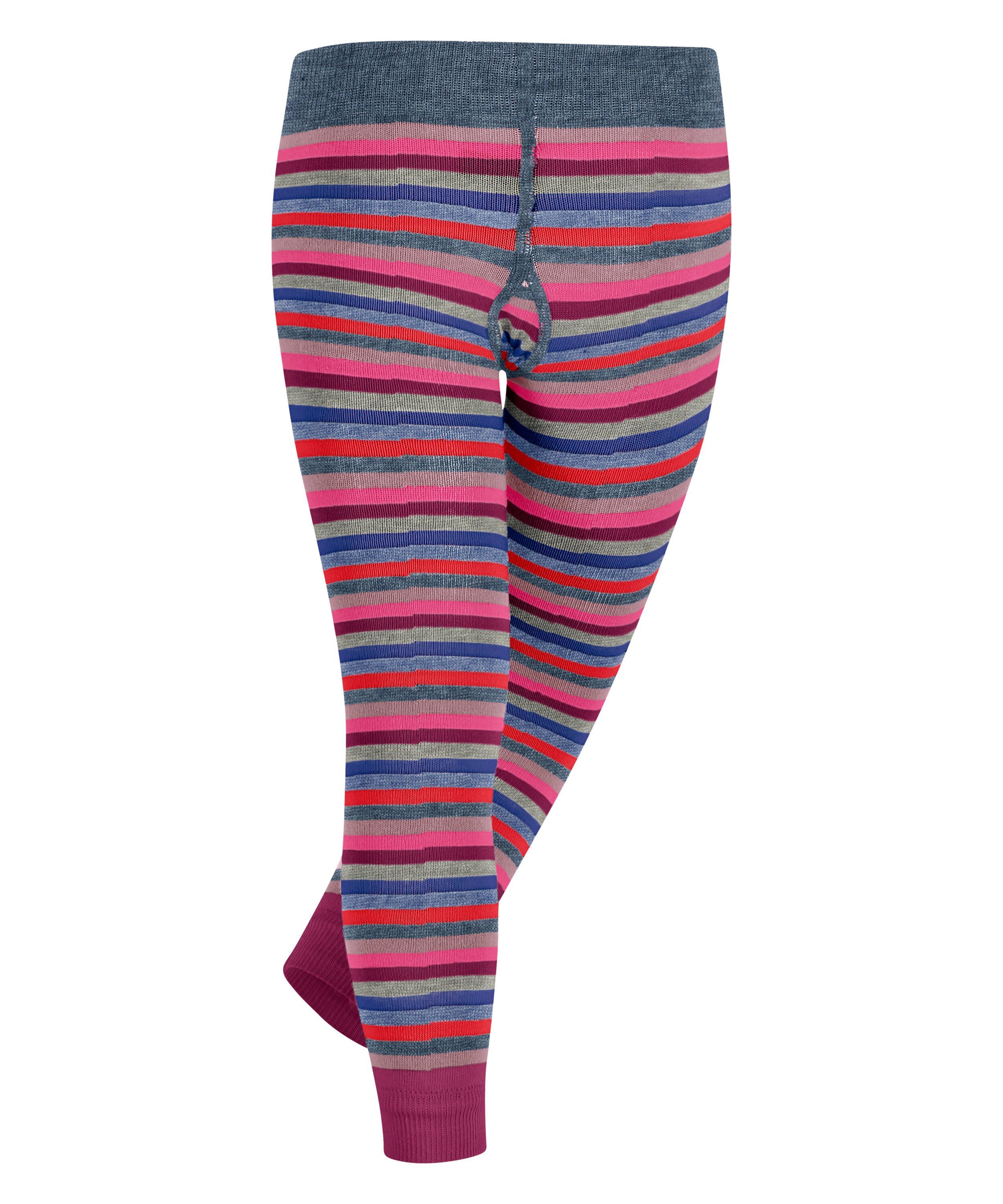 Esprit Strickstrumpfleggings Multicolor Stripe (1 St) mit Bio-Baumwolle