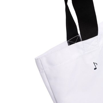 Mr. & Mrs. Panda Shopper Bär Lied - Weiß - Geschenk, Tasche, Strandtasche, Beutel, Tragebeutel (1-tlg), Einzigartige Designs