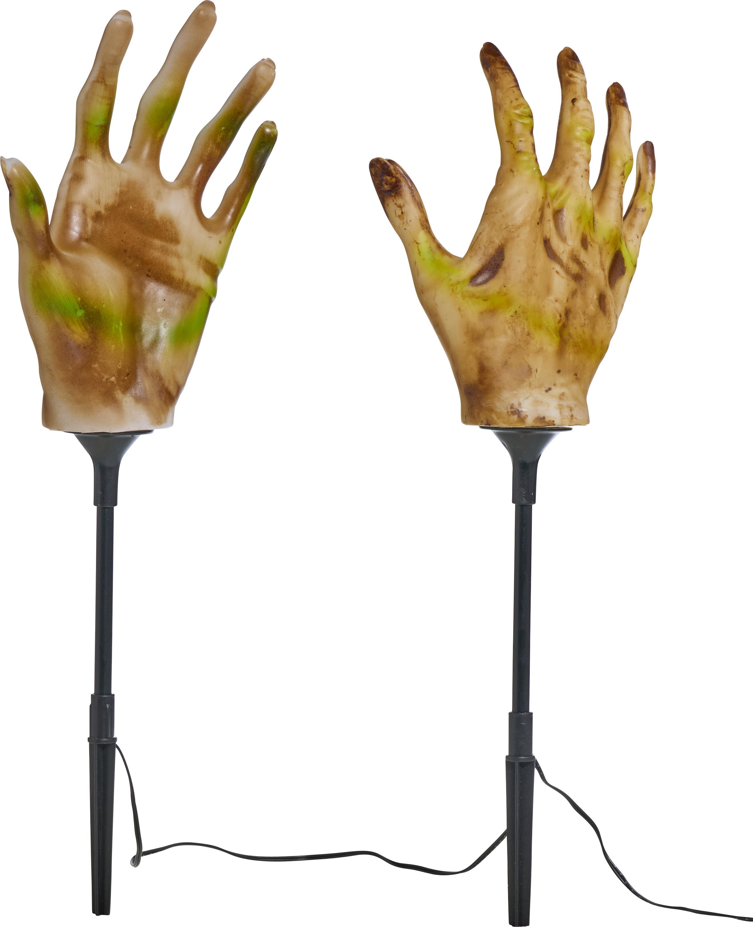 Northpoint LED Dekofigur Halloween Batterie Deko LED Schädellicht mit 2xAA Batterien – Bild 2 von 2