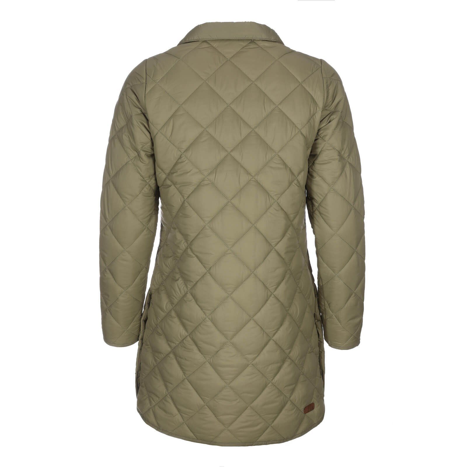 Leitfeuer Steppjacke Damen Jacke gesteppt lang mit Stehkragen und Rautenste günstig online kaufen