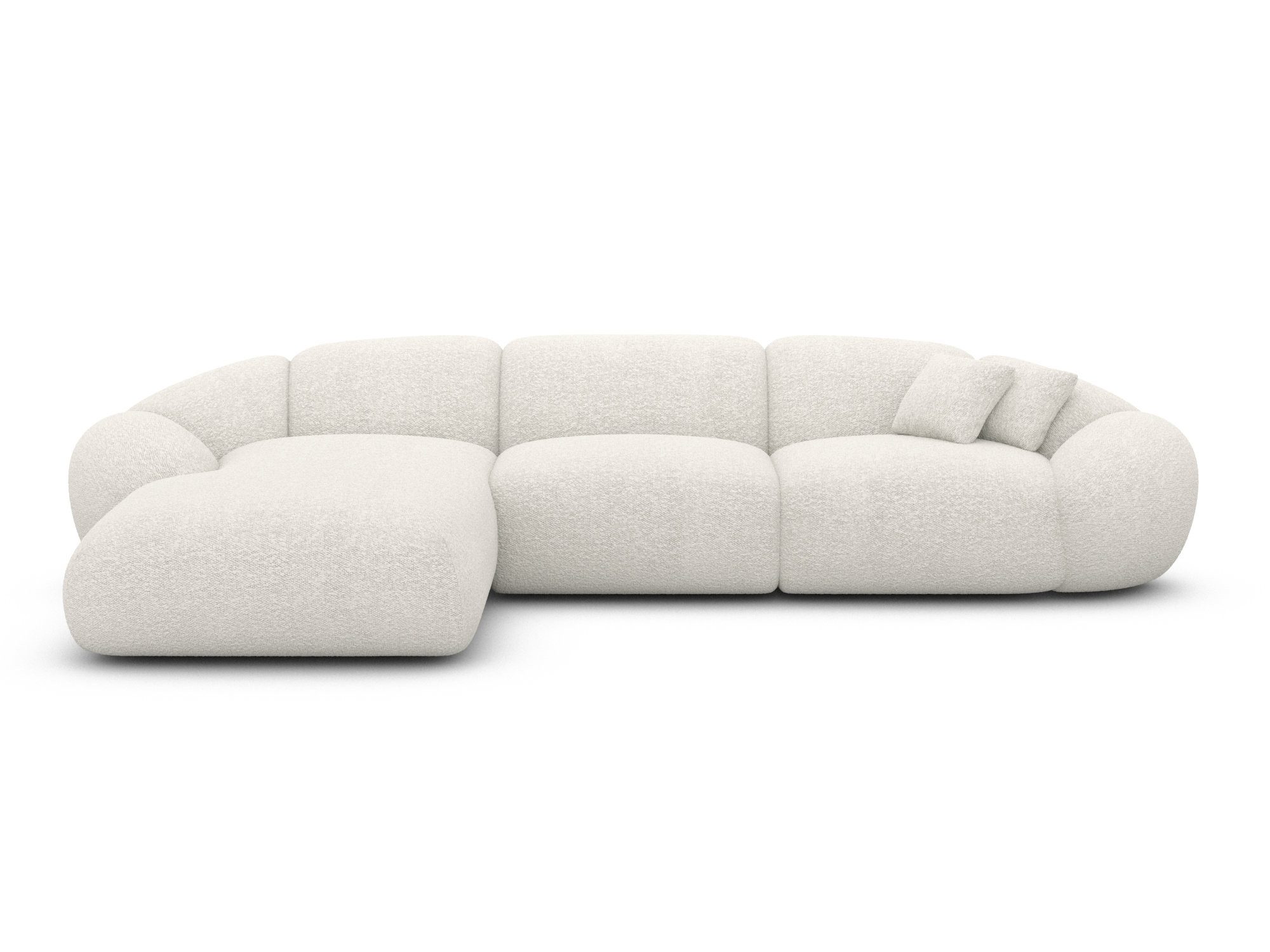 Sofa Dreams Ecksofa Polster Ecksofa Solverde L Form kurz, Ecksofa, L-Form, Zeitloser Look in L-Form, 2 Zierkissen inklusive