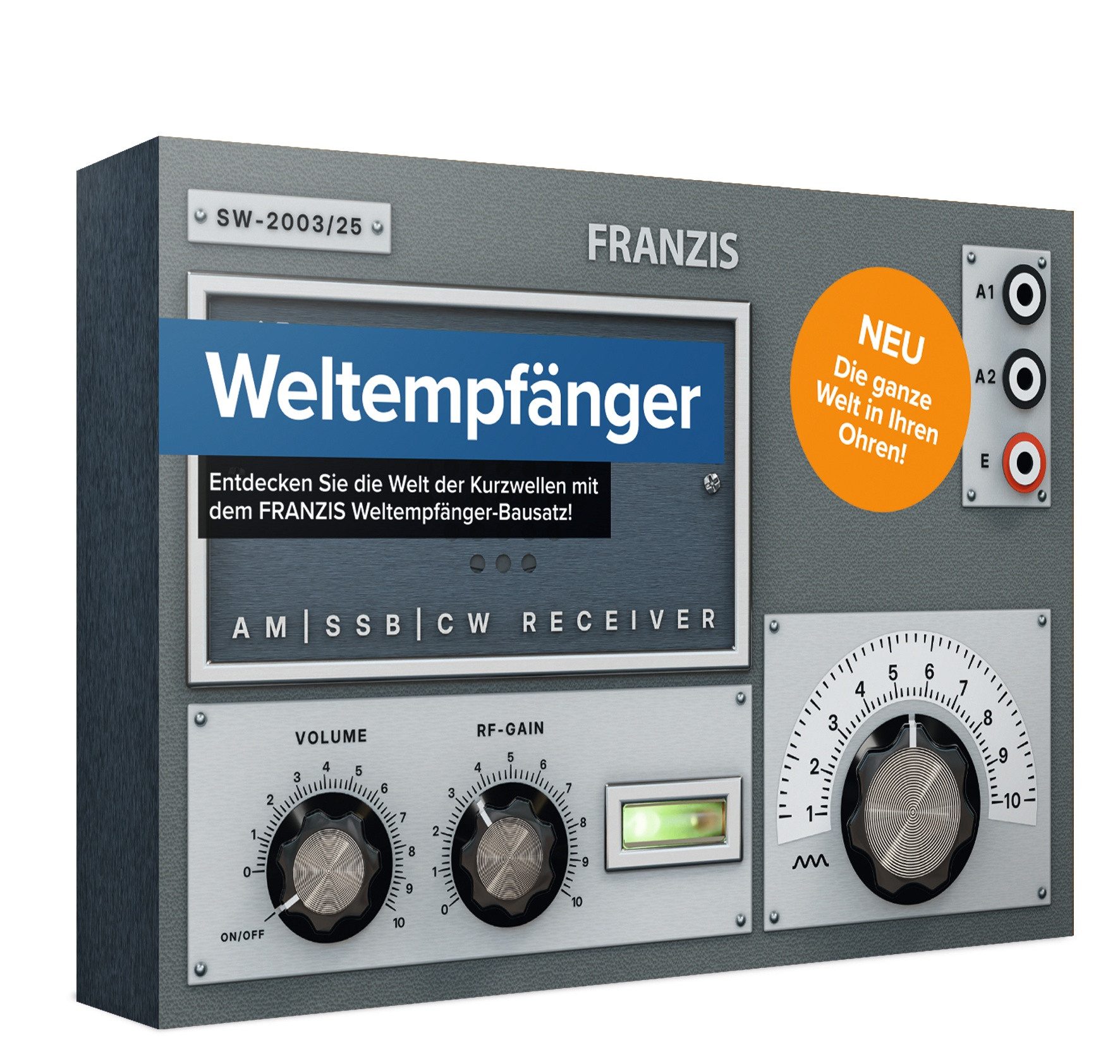 Franzis Modellbausatz Weltempfänger Radio selber bauen Radio Bausatz