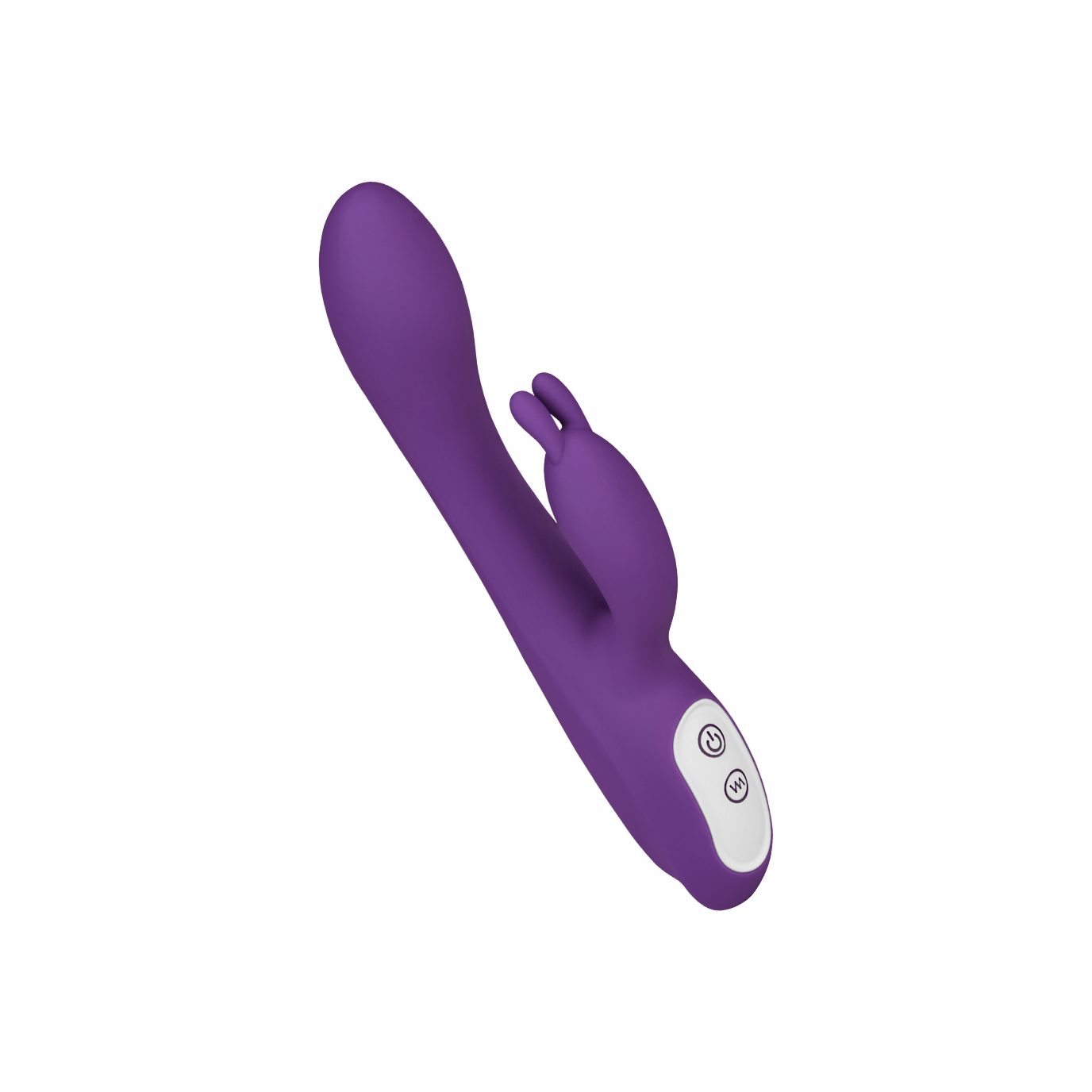 EIS Klitoris-Stimulator (22cm) lila Rabbit EIS mit / Wärmefunktion weiß