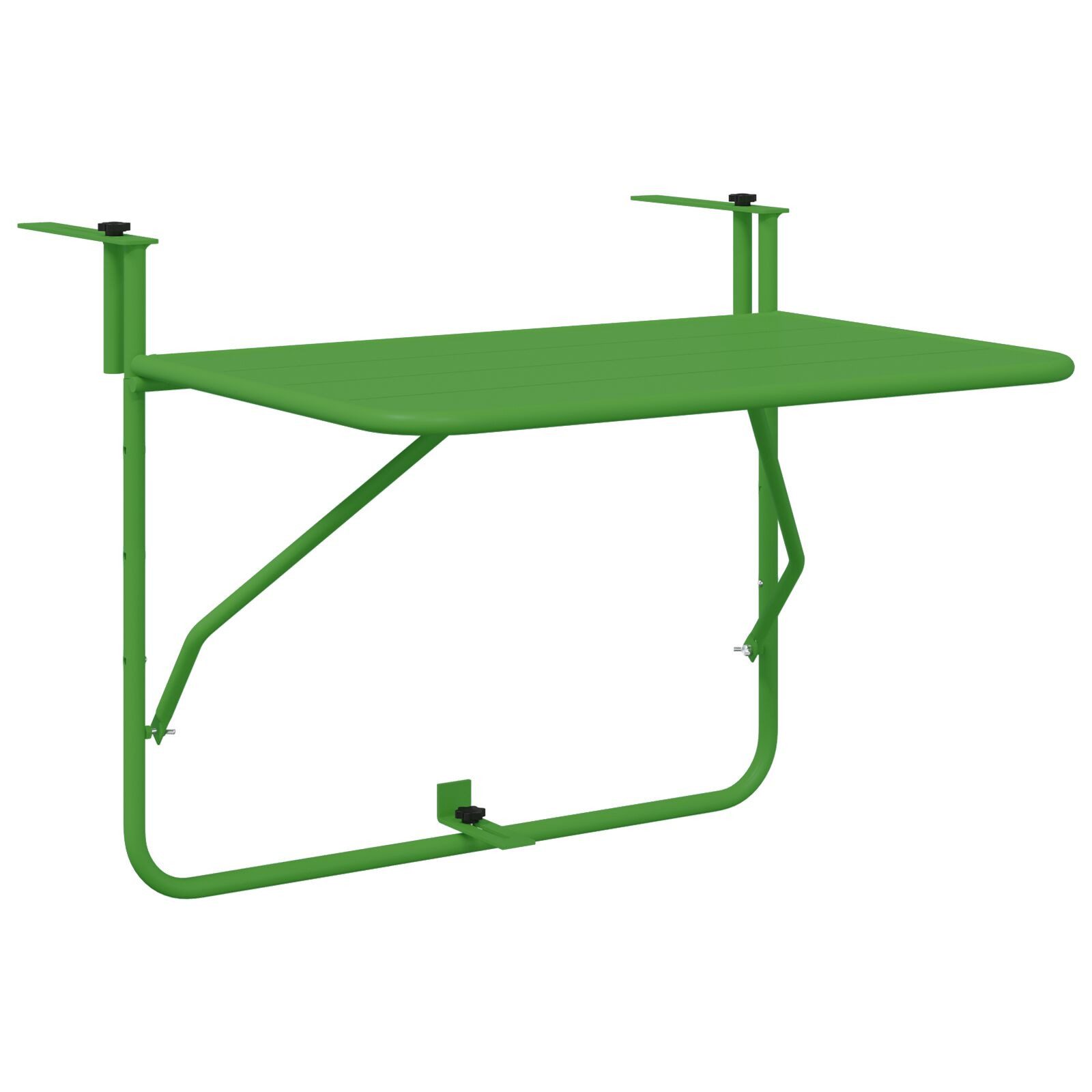 vidaXL Gartentisch Balkontisch Grün Stahl Mittel günstig online kaufen