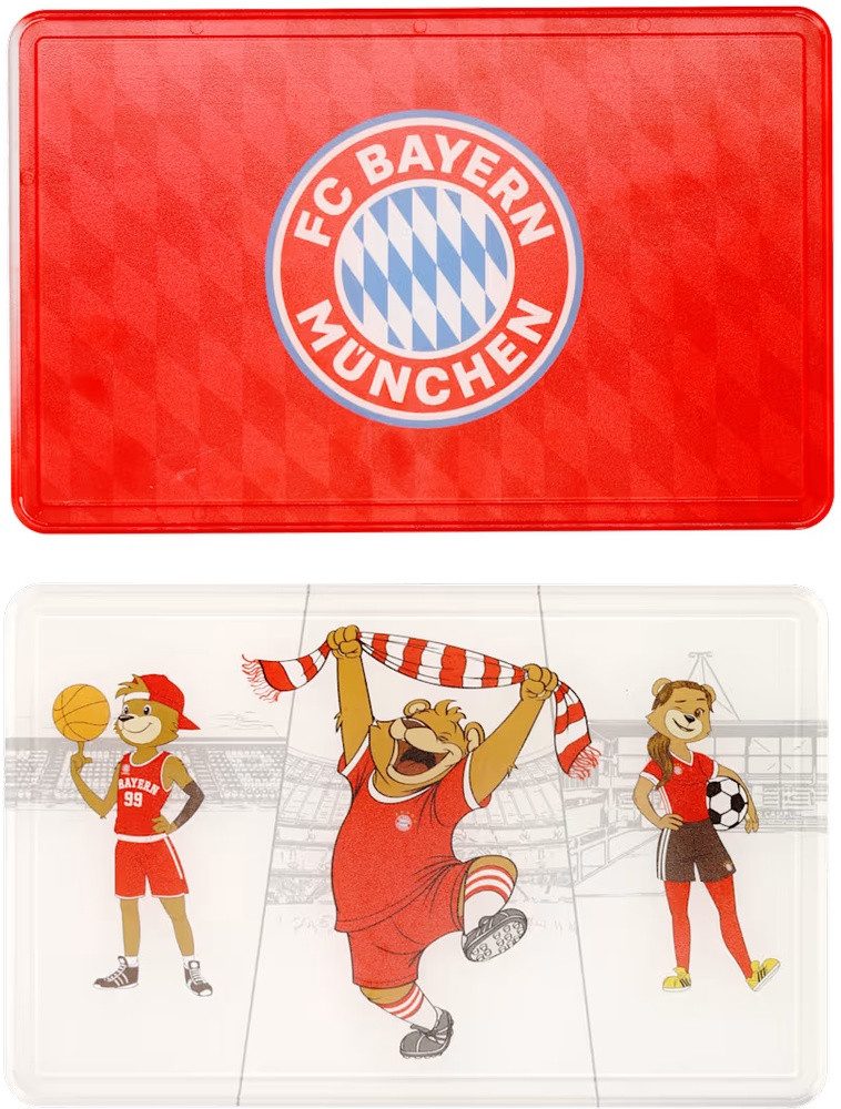 FC Bayern München Dekoobjekt Brotzeitbrettchen 2er-Set /Maskottchen
