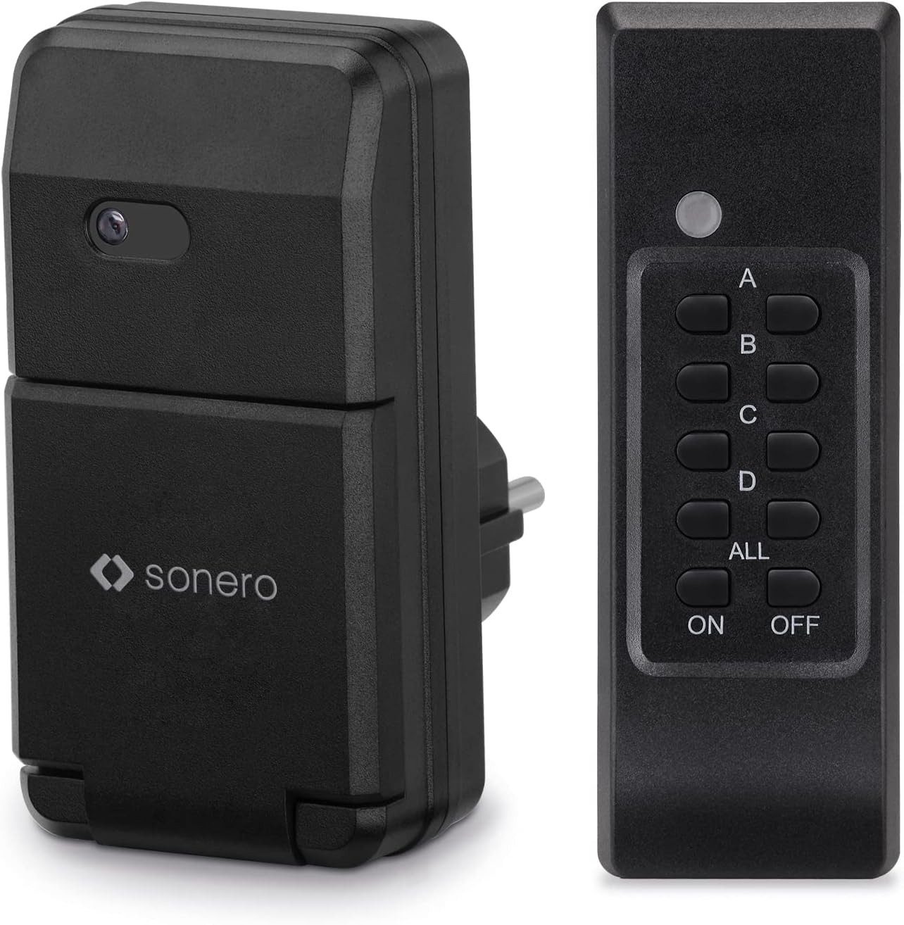 sonero Funksteckdose sonero Радиорозетки, 1 x Funksteckdose und 1 x Funkfernbedienung