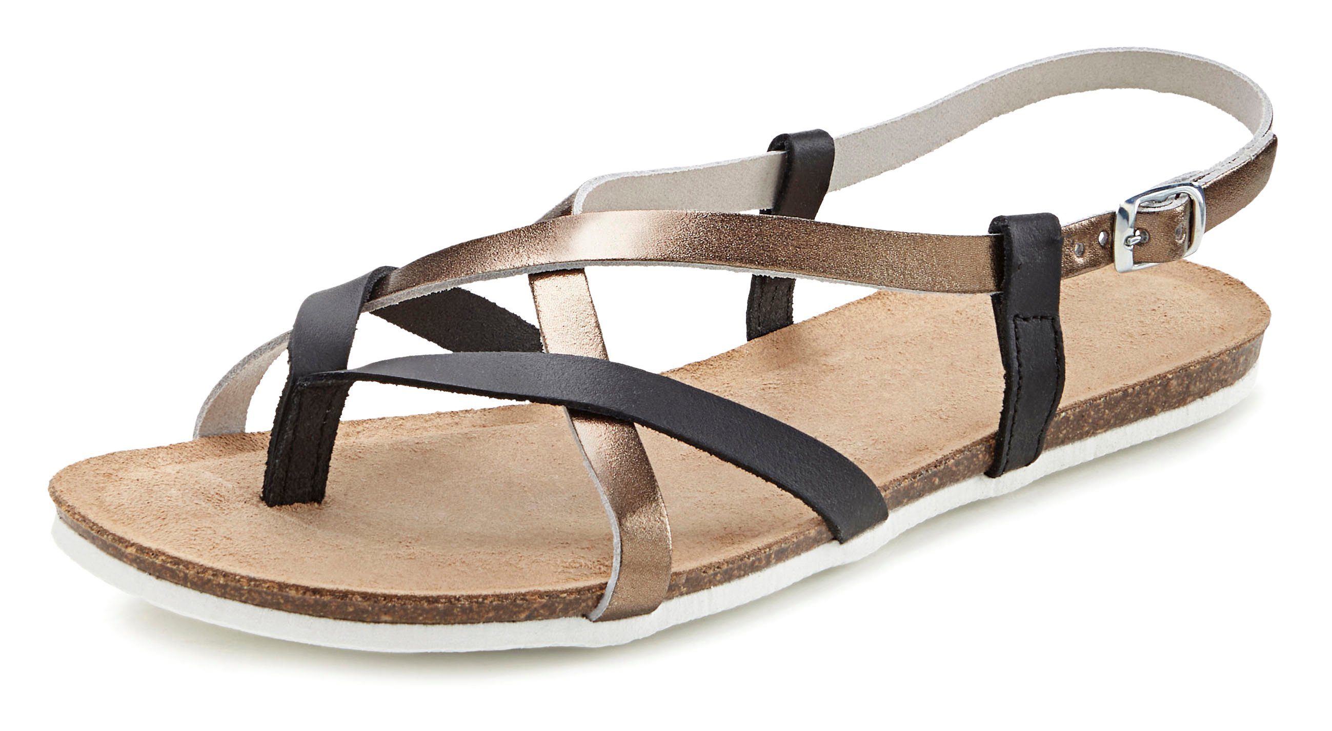 Vivance Zehentrenner Sandale, Sandalette, Sommerschuh aus günstig online kaufen