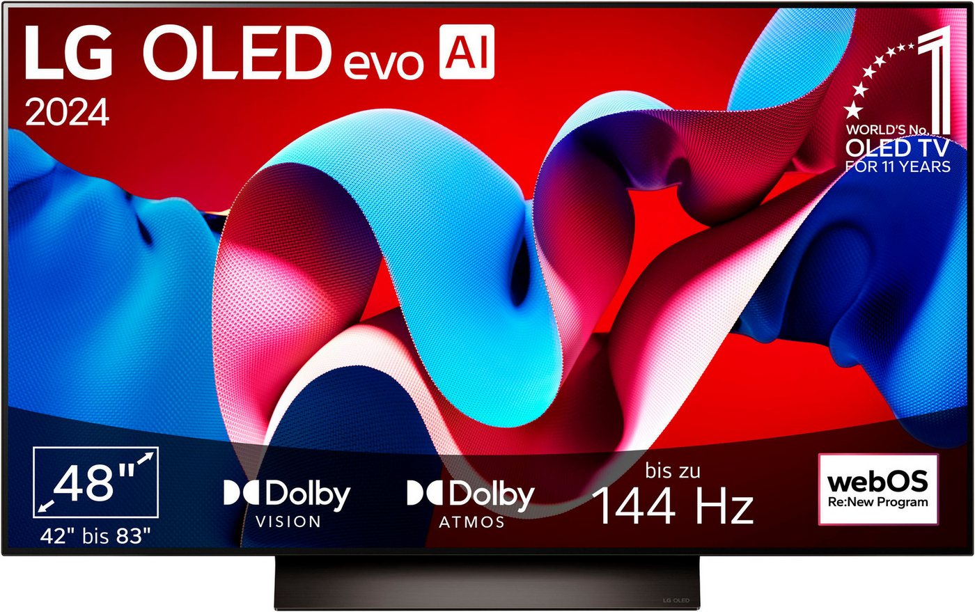 LG OLED48C47LA OLED-Fernseher (121 cm/48 Zoll, 4K Ultra HD, Smart-TV) schwarz ! RABATT: 46.72% LG OLED48C47LA OLED-Fernseher (121 cm/48 Zoll, 4K Ultra HD, Smart-TV) schwarz ! RABATT: 46.72%