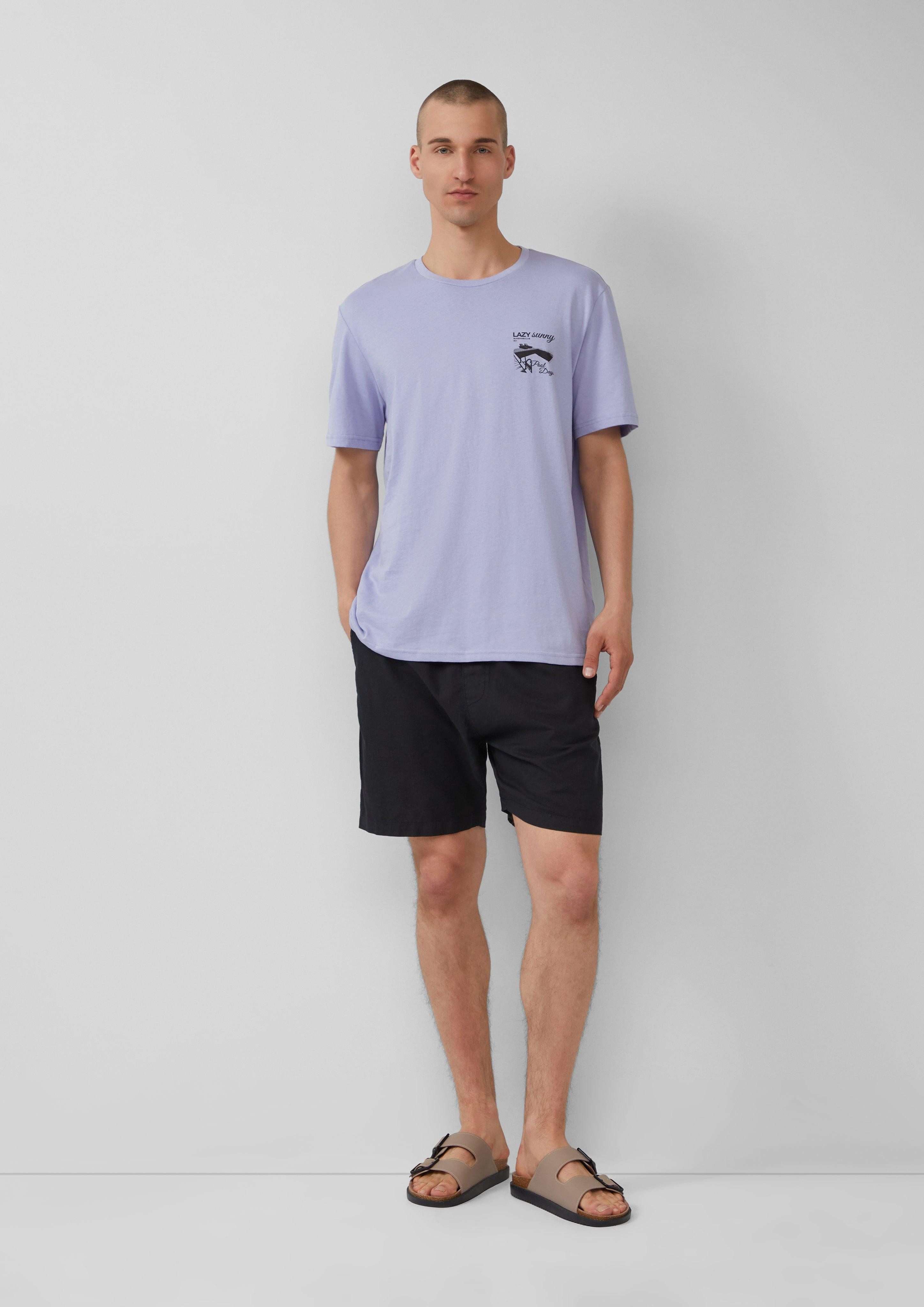 QS Bermudas Shorts aus Leinenmix günstig online kaufen