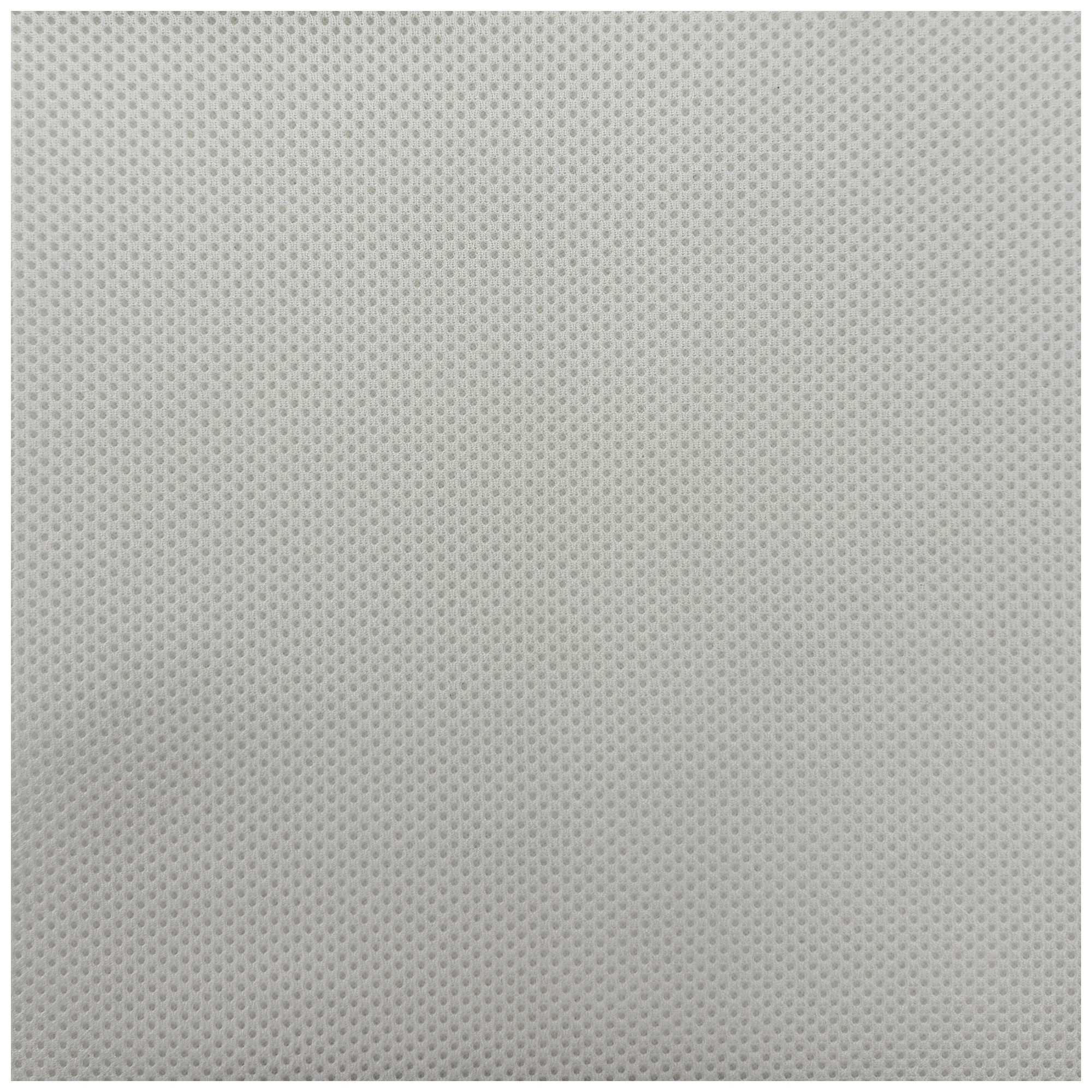 Ch.Cabanski Stoff Abstandsgewirke Air Mesh 3D Netzgewirke 4mm Weiß 290g/m² gefaltet, Atmungsaktiv / klimaregulierend. Punktelastisch angenehme Federung.