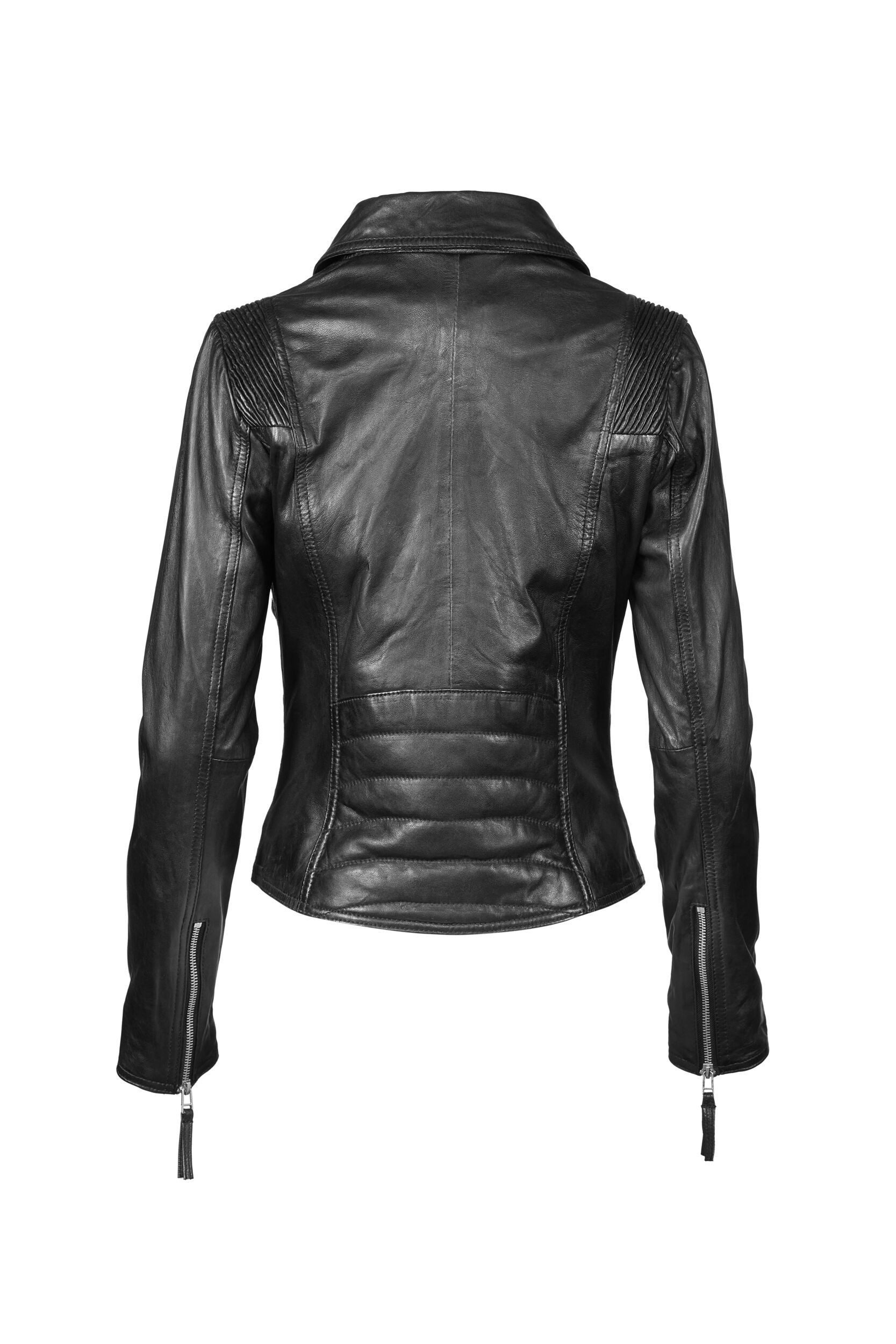 Apple of Eden Lederjacke AOE-129 (1-St) mit Reißverschlusstaschen