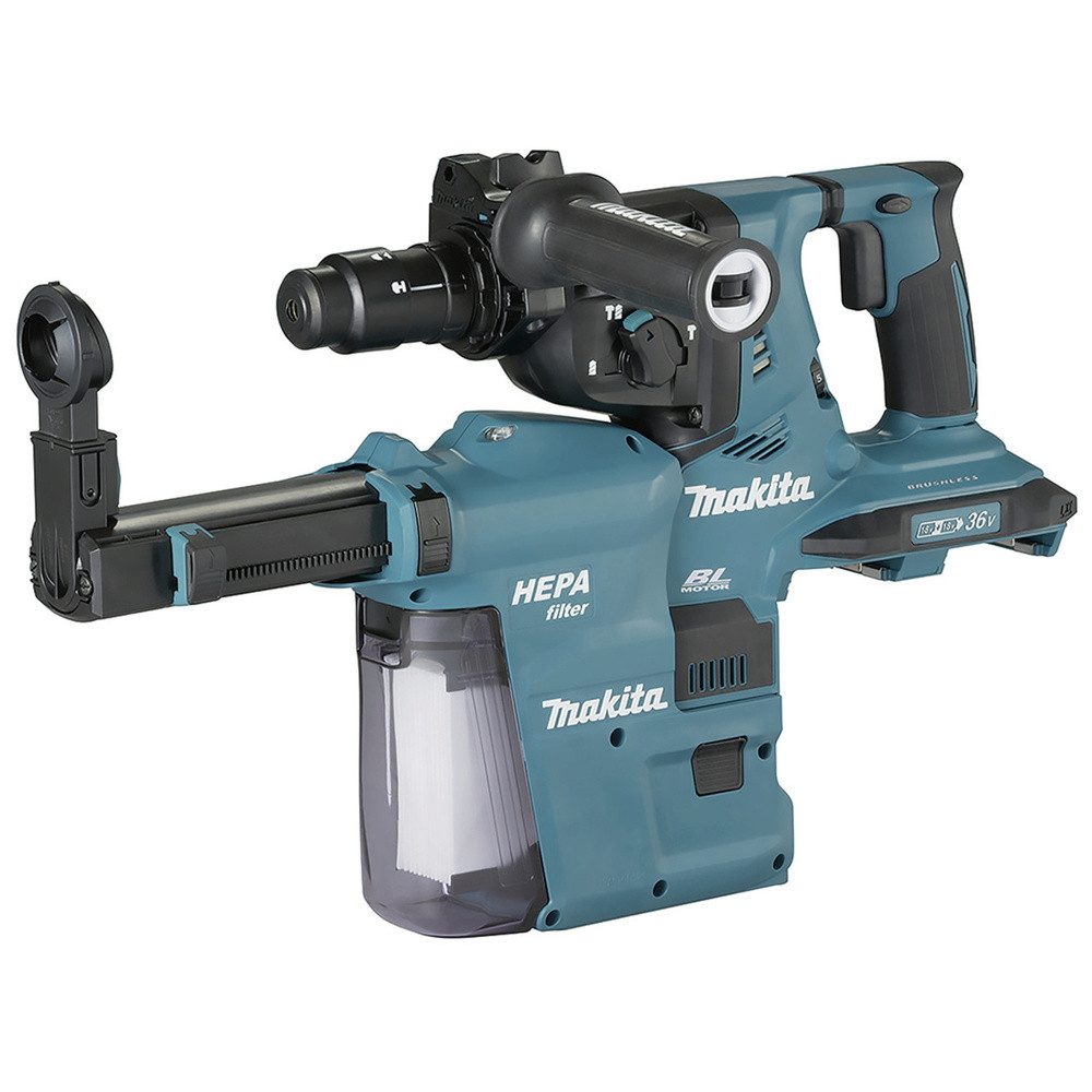 Makita Bohrhammer Makita DHR283ZWJU SDS-Plus-Akku-Kombihammer 18 V ohne Akku, ohne La
