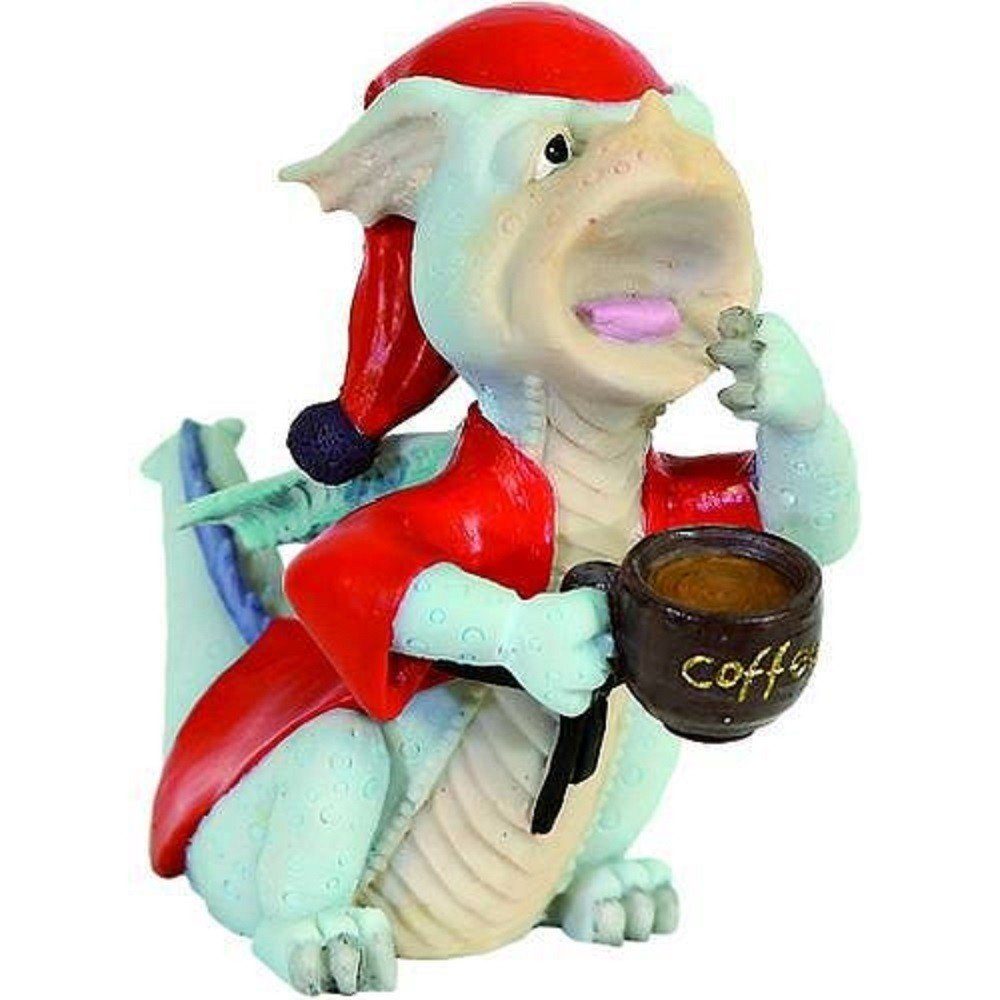 Funny Dragon Dekofigur Dekofigur Funny Dragon Lustiger Drache Time to get up Höhe 10 cm Kunststoff