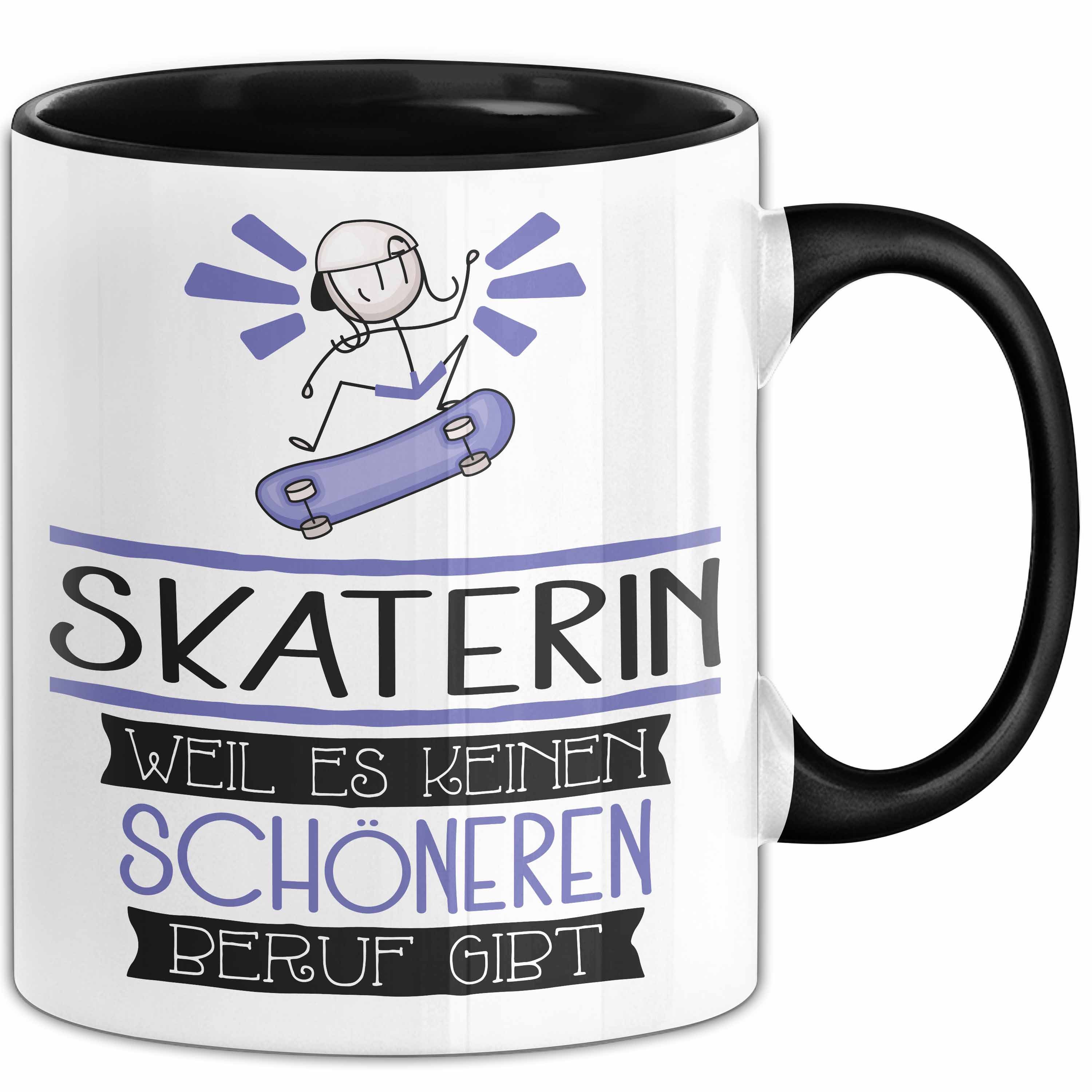 Trendation Tasse Skaterin Weil Es Keinen Schöneren Beruf Gibt Tasse Geschenk für Eine